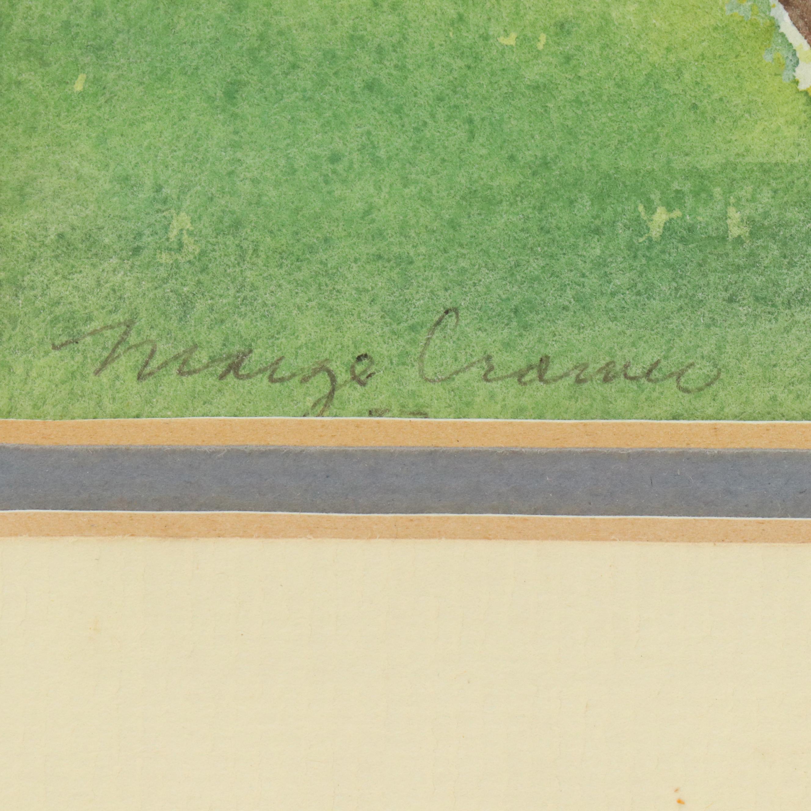 Marge Cramer Maritime Watercolor Paintings of Sailboats, 1987