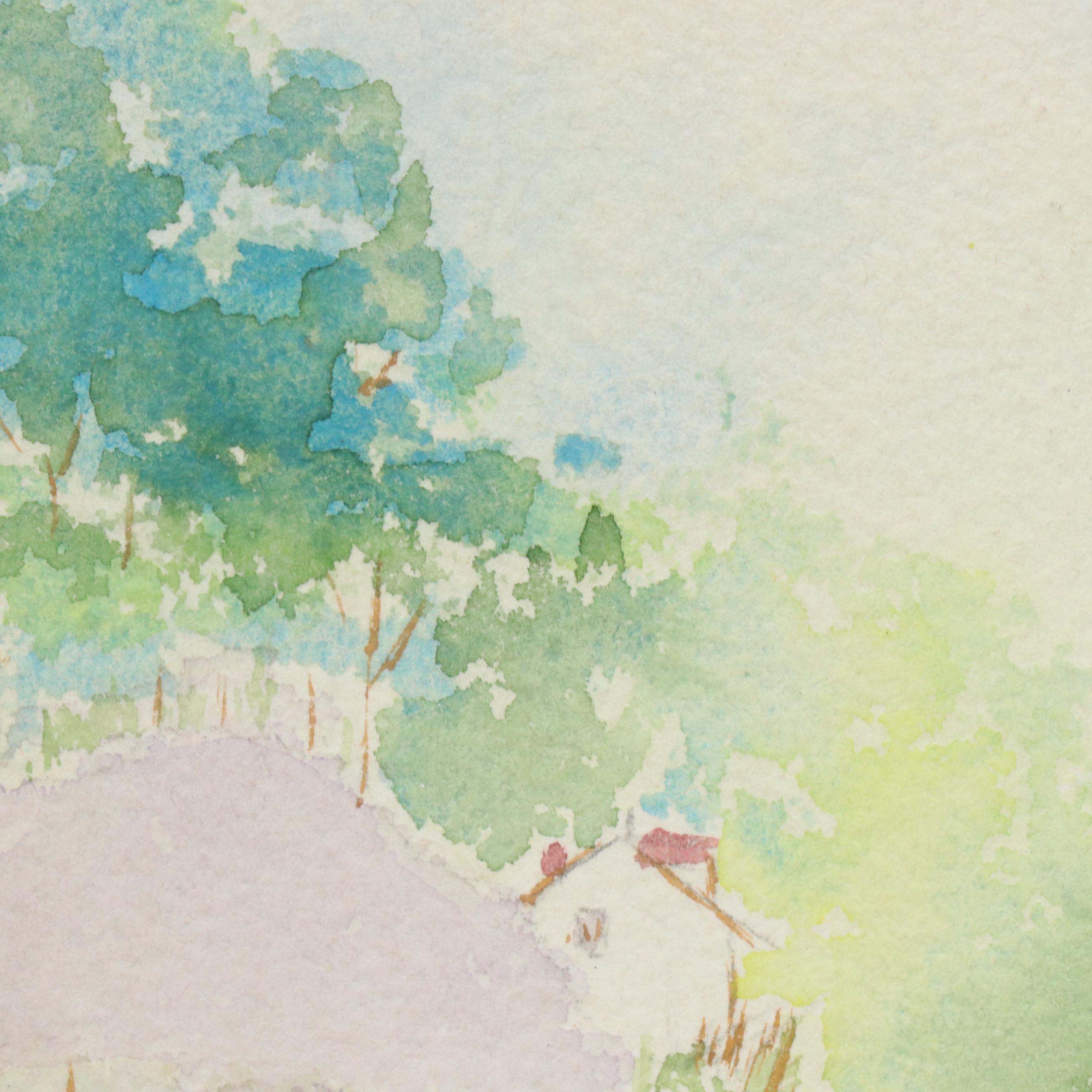 Marge Cramer Maritime Watercolor Paintings of Sailboats, 1987