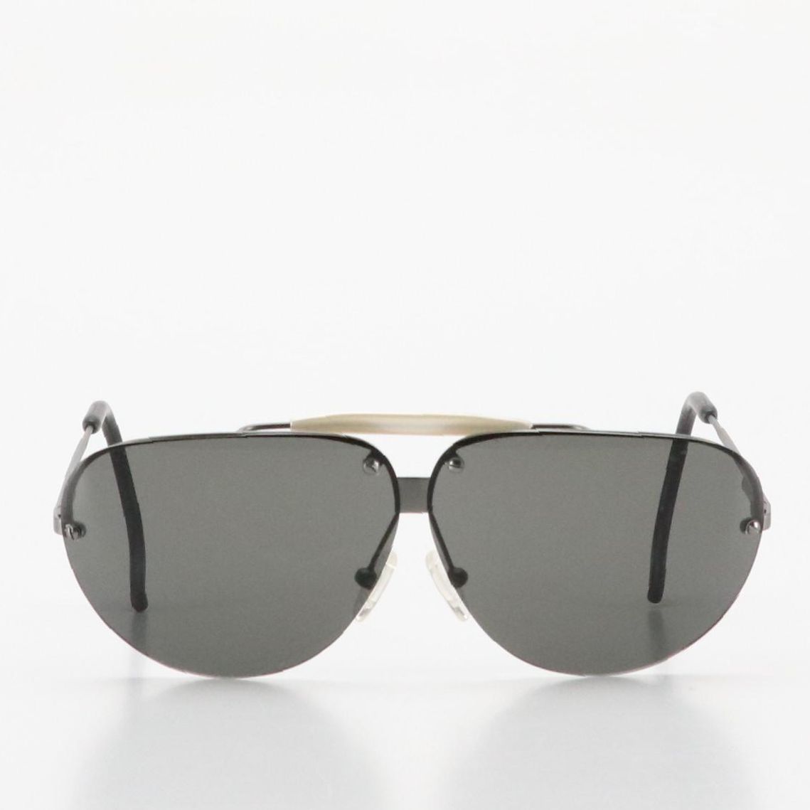 Bottega Veneta 55808 Double Bridge Aviator Sunglasses with Case