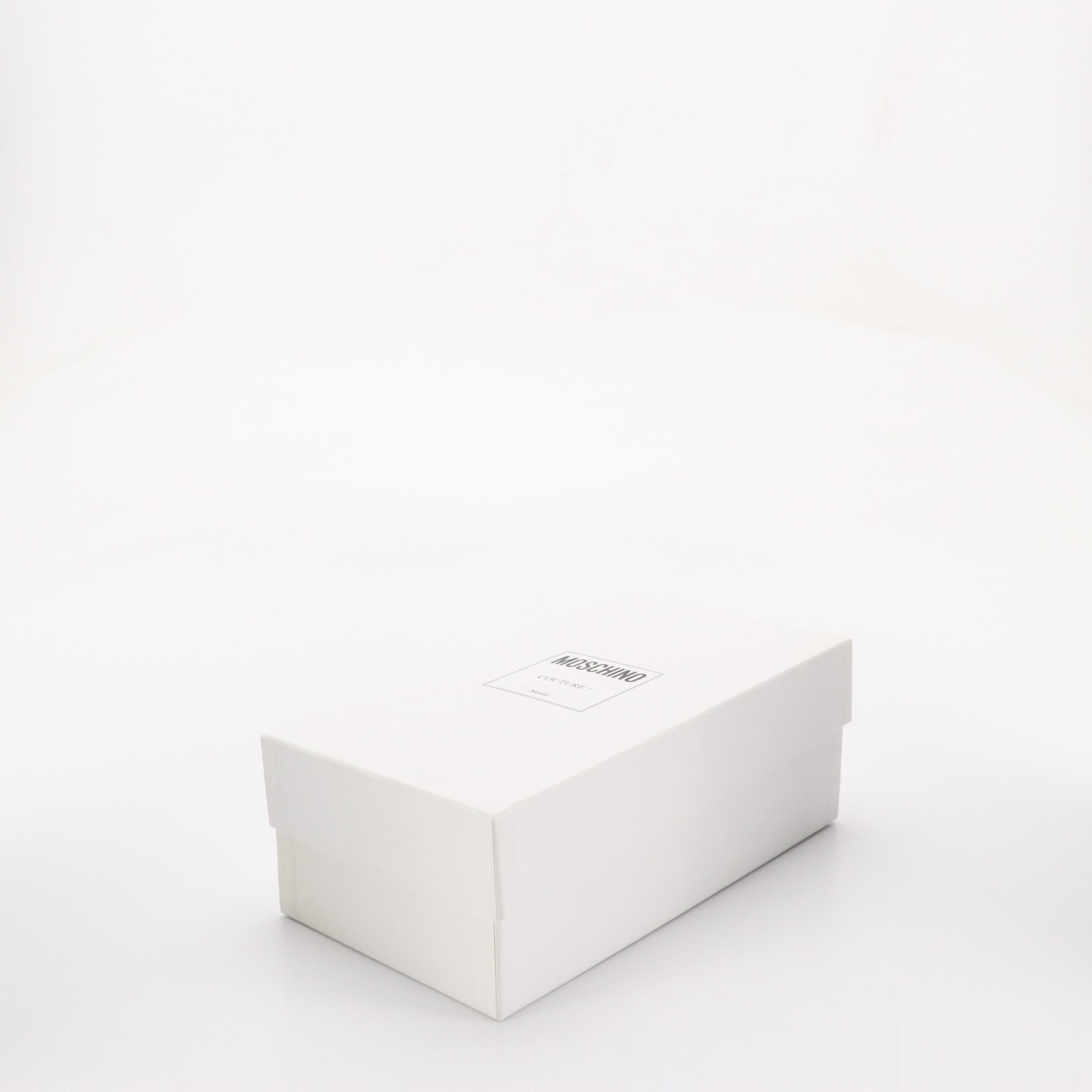 Moschino Couture! Multicolor Raised Logo Pool Slides with Box