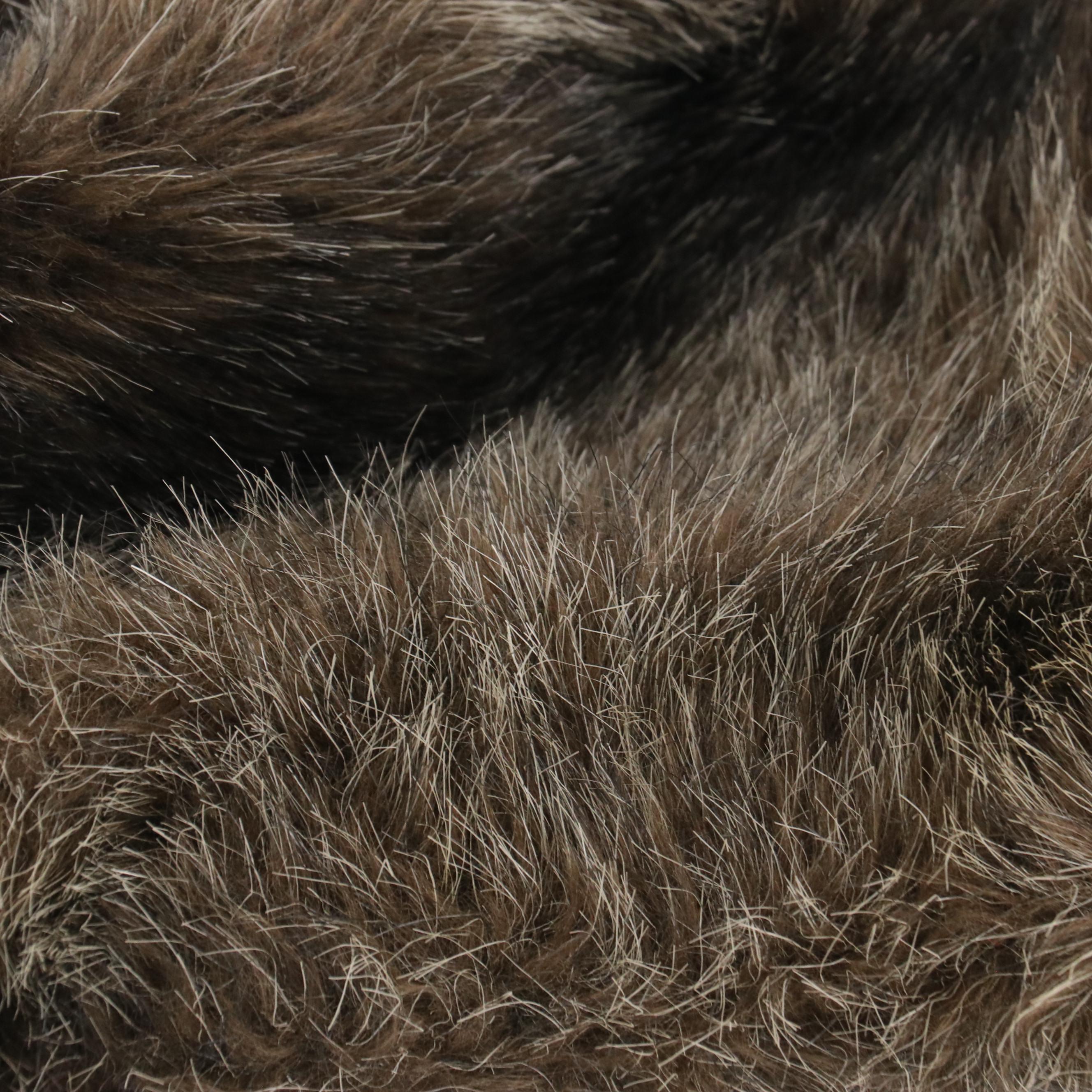 Mink Fur Cloche Hat from Shillito's with Other Faux Fur Hooded Scarf