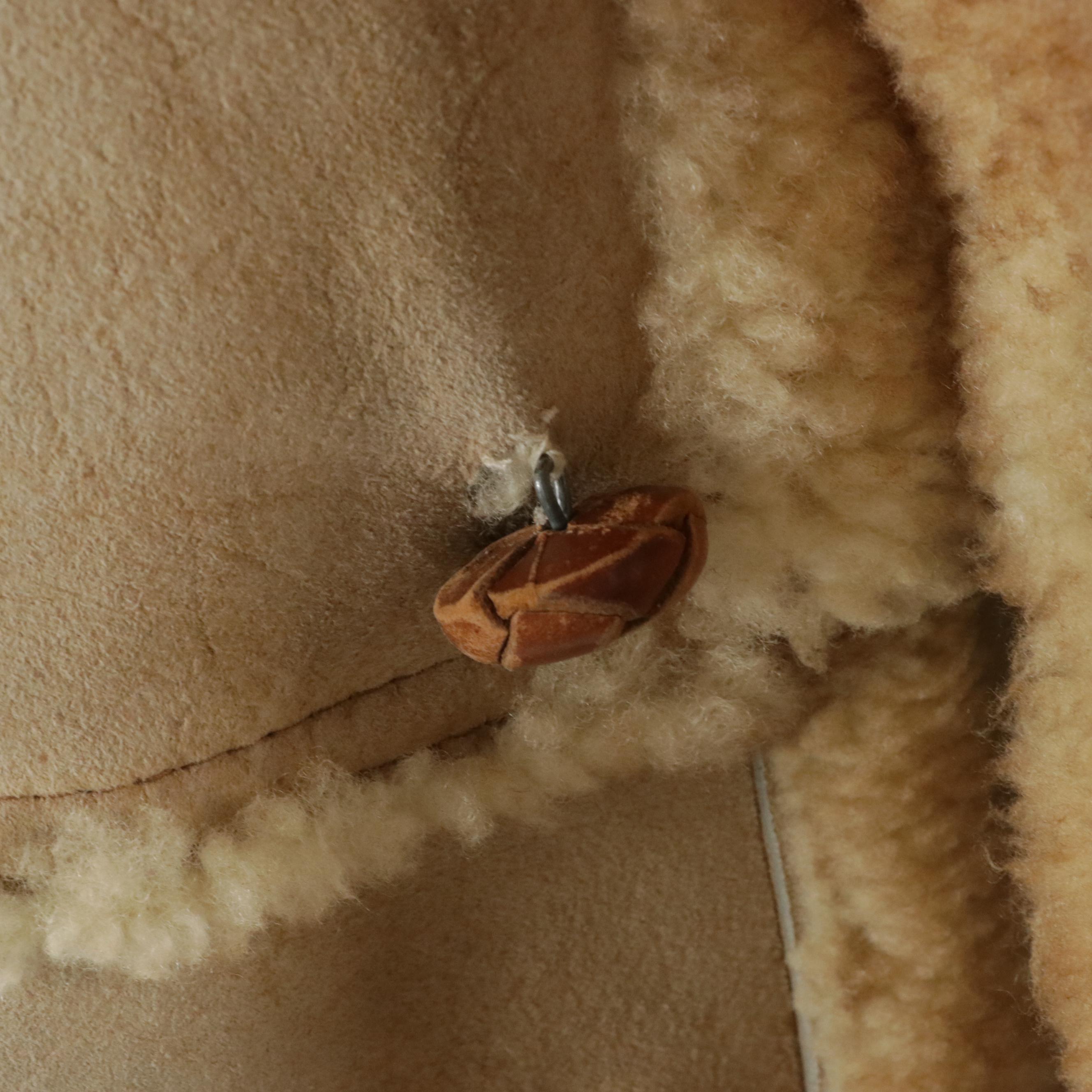 Berman's Vintage Sheepskin Shearling Rancher Coat