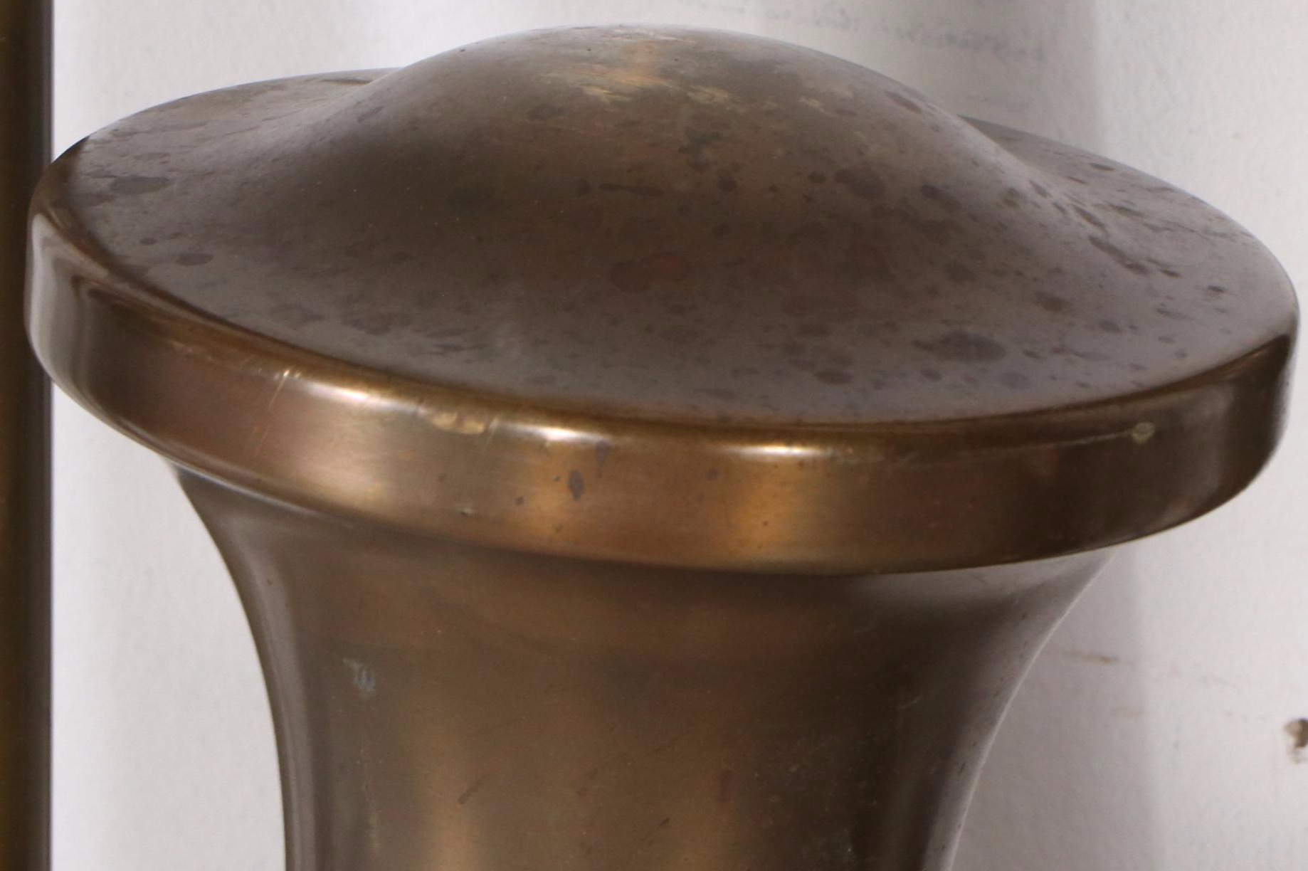 Brass Full Size Headboard and Footboard, Mid to Late 20th Century