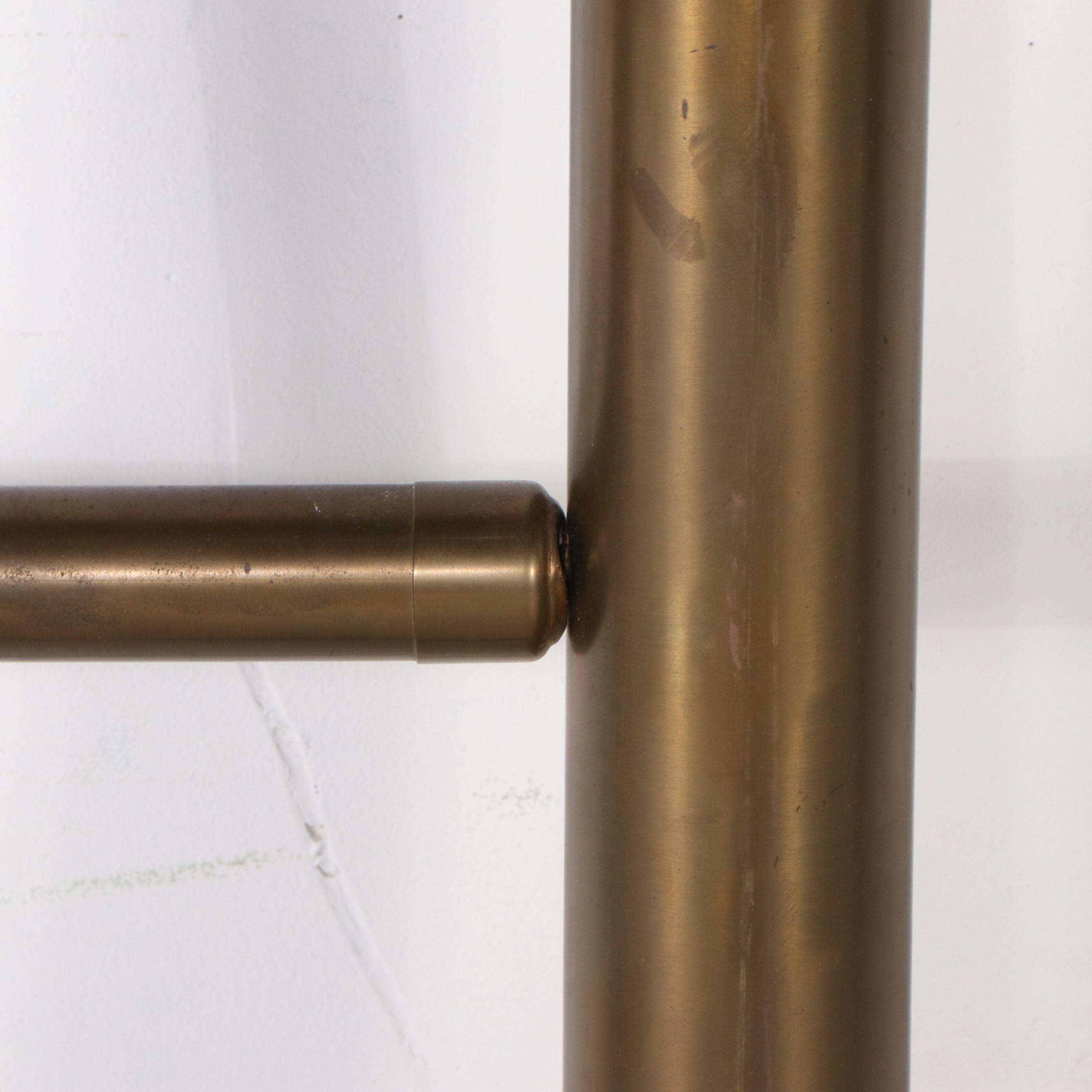 Brass Full Size Headboard and Footboard, Mid to Late 20th Century