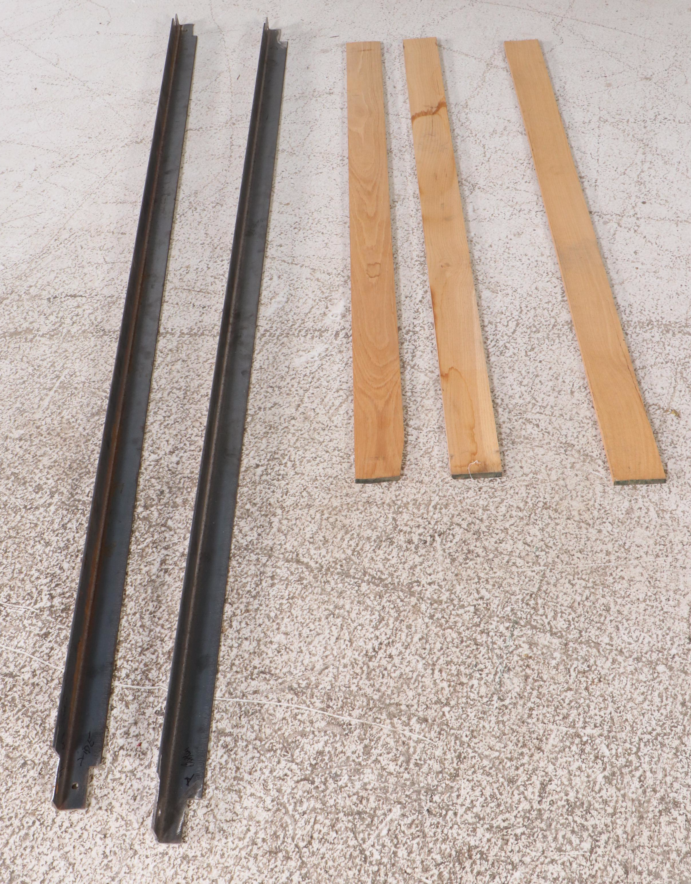 Brass Full Size Headboard and Footboard, Mid to Late 20th Century