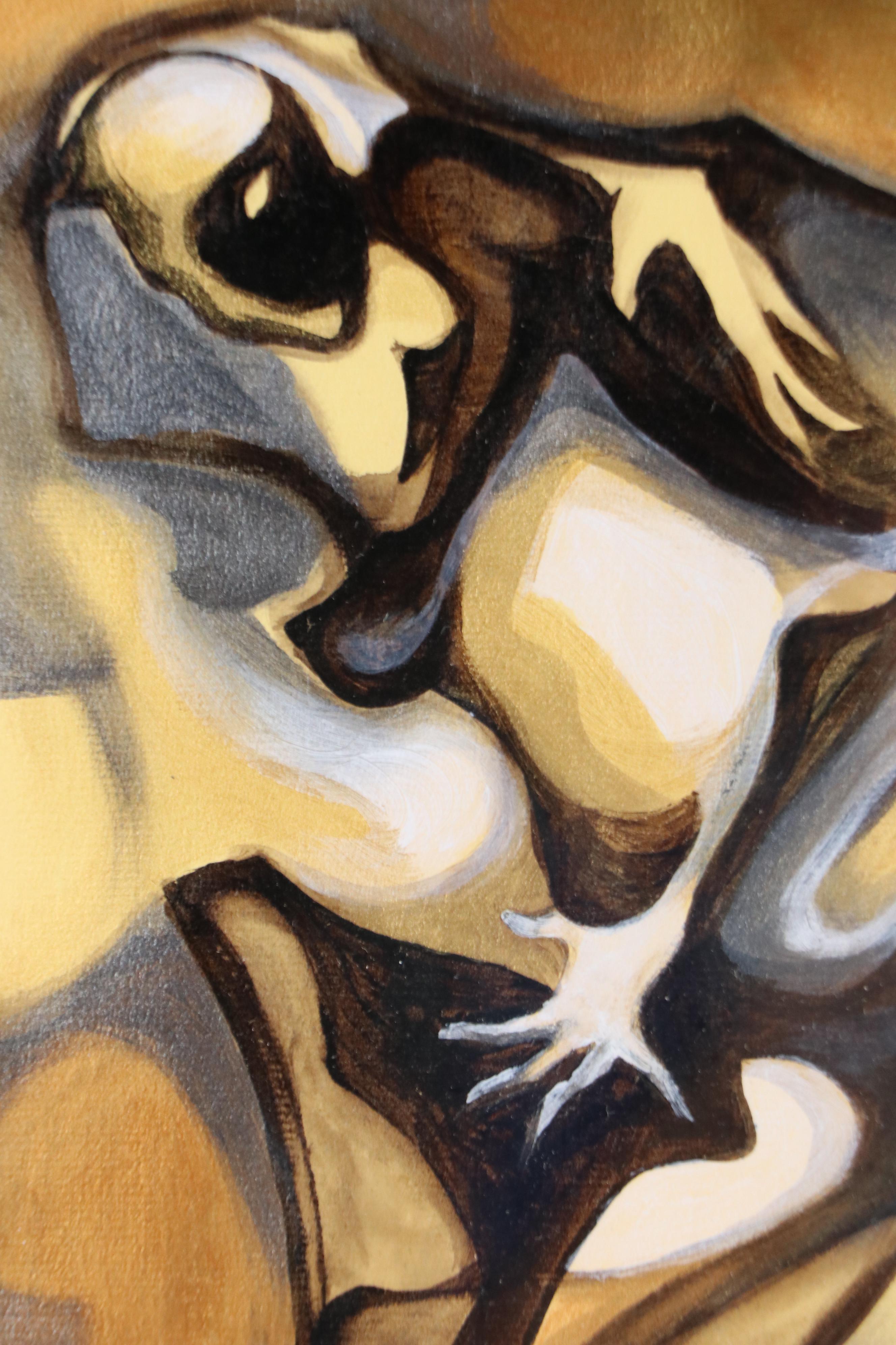 Isis de Lázaro Cubillas Acrylic Painting "Danza del Choreo," 2014