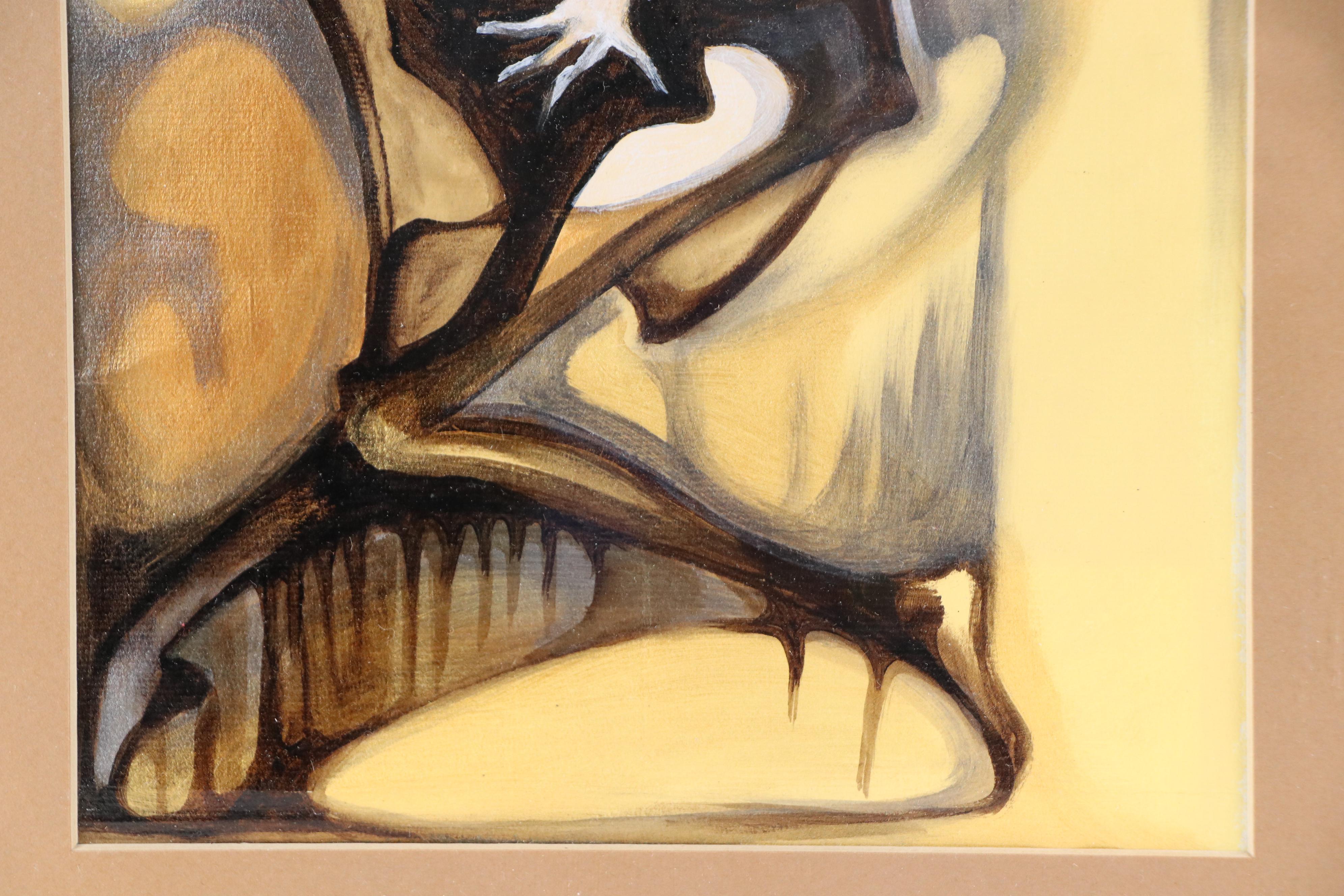 Isis de Lázaro Cubillas Acrylic Painting "Danza del Choreo," 2014