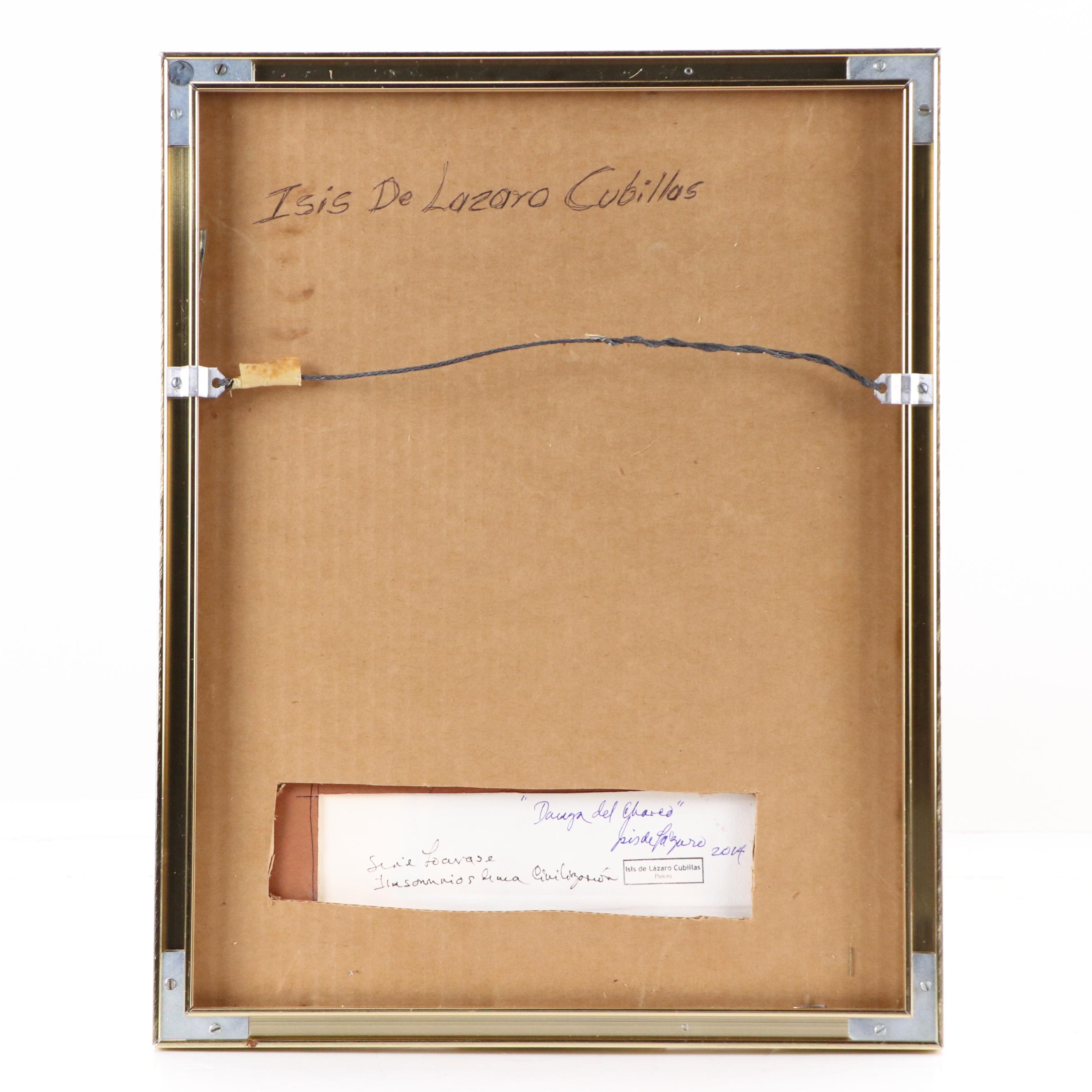 Isis de Lázaro Cubillas Acrylic Painting "Danza del Choreo," 2014