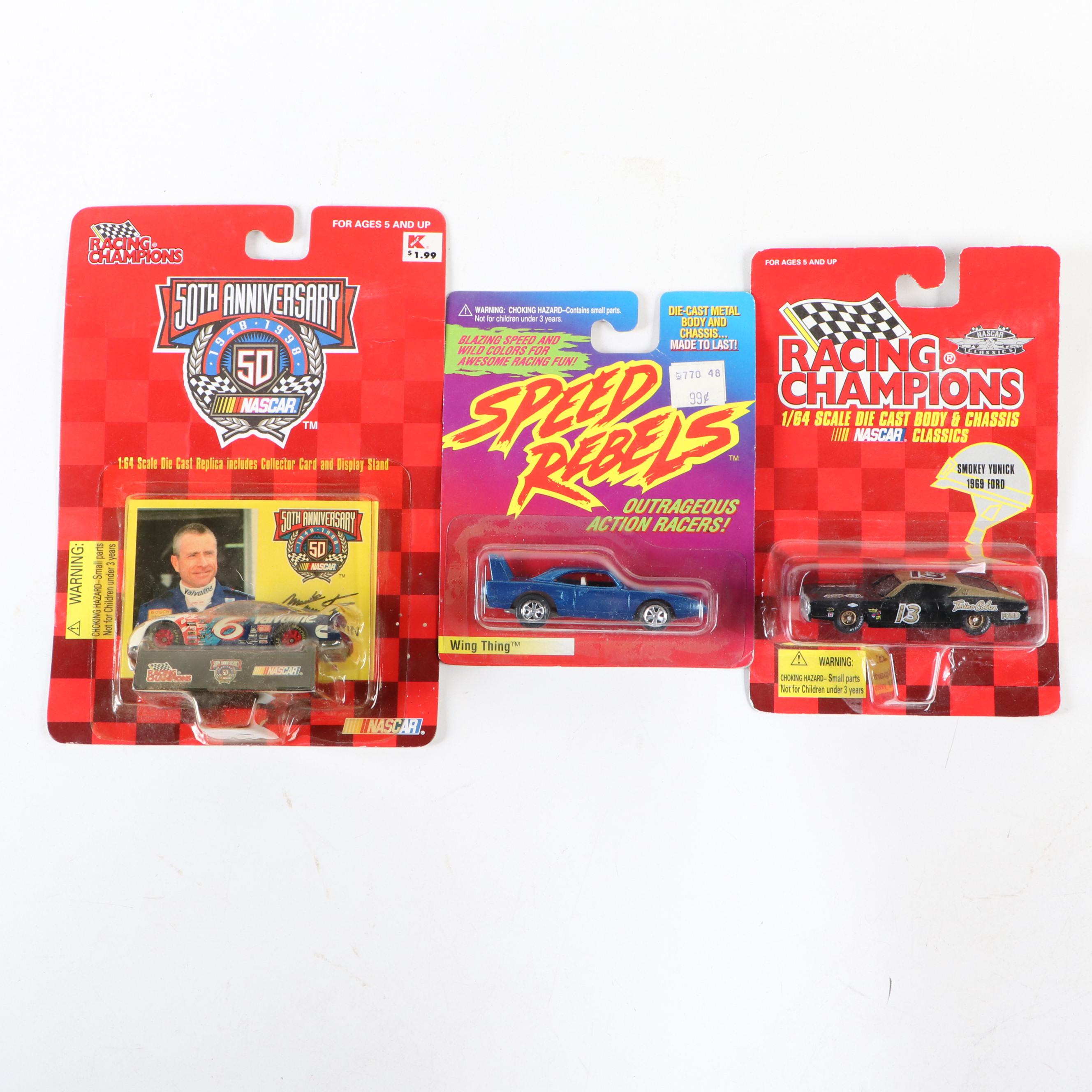 Racing Champions NASCAR Classics, Speed Rebels, Matchbox and More Toy Cars