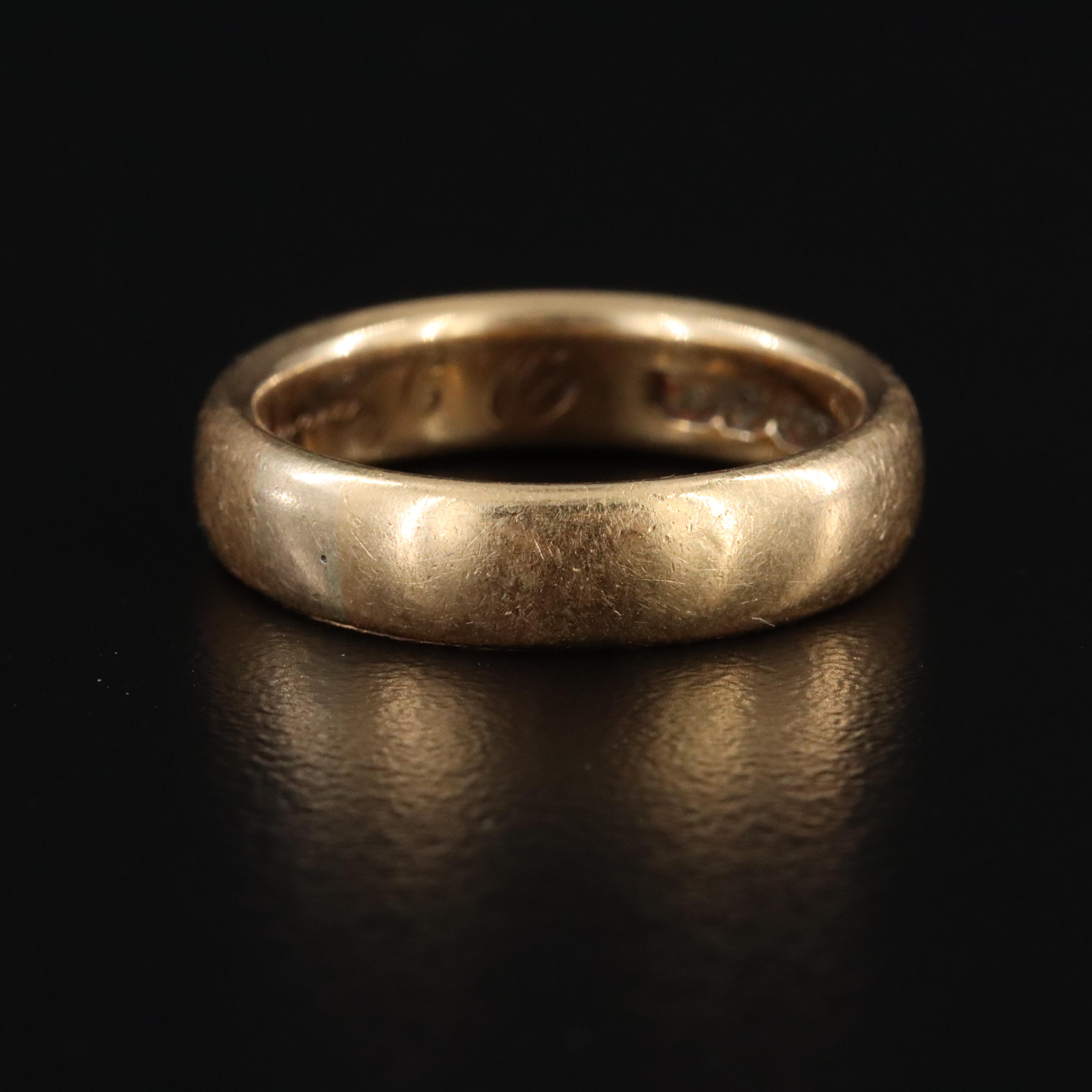DUHME & Co. Antique 18K Band