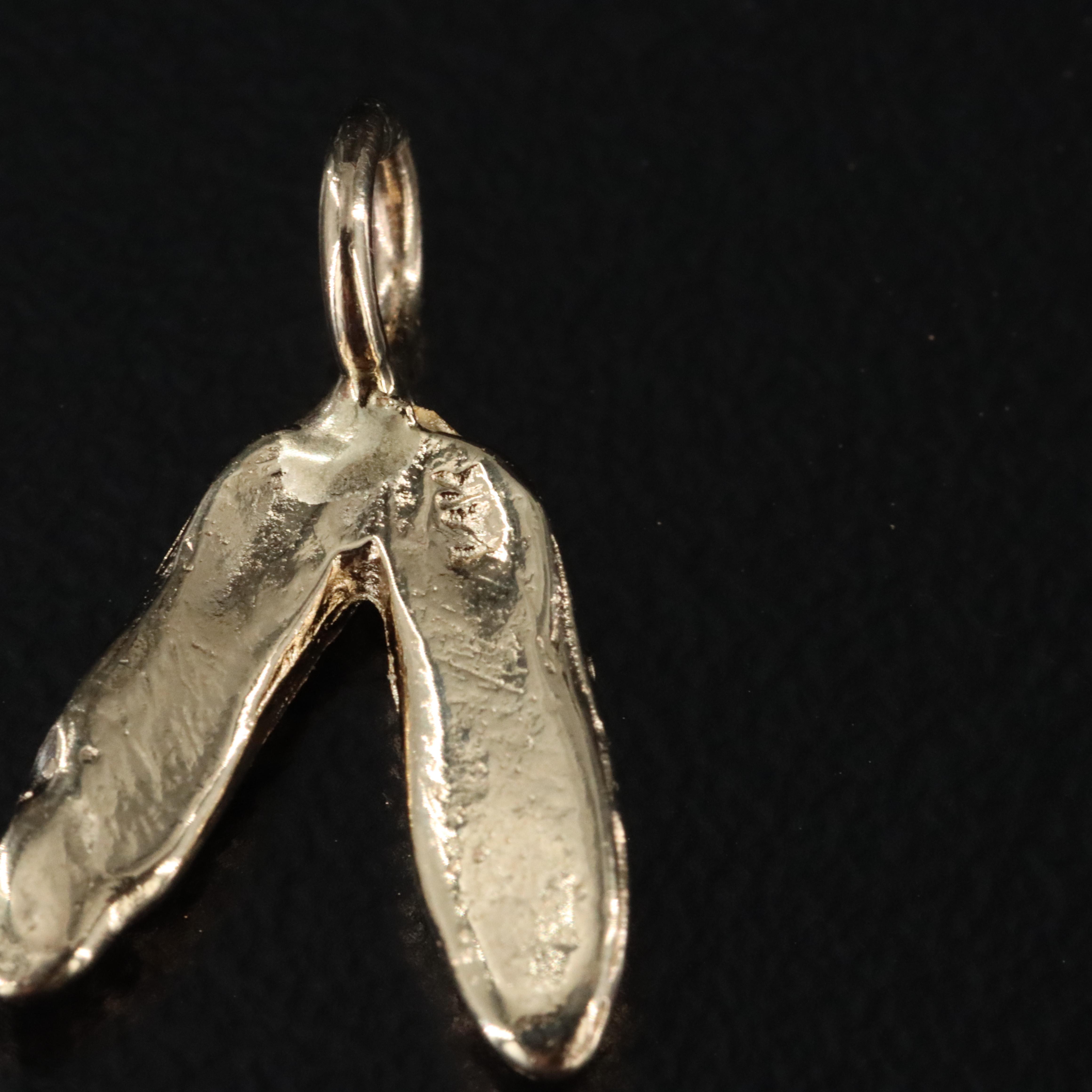 14K Ballet Slippers Pendant