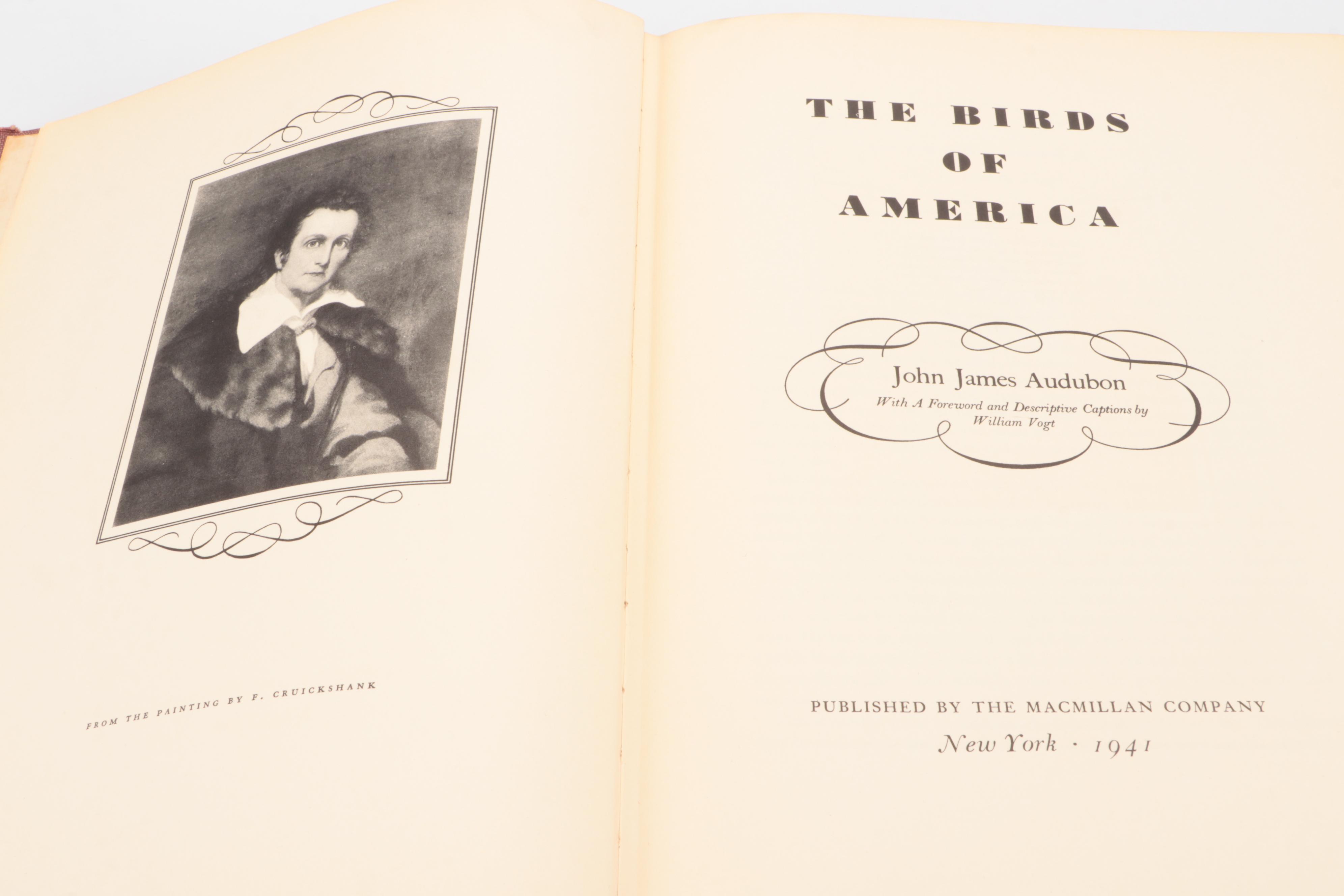 Second Printing "The Birds of America" by John James Audubon, 1941