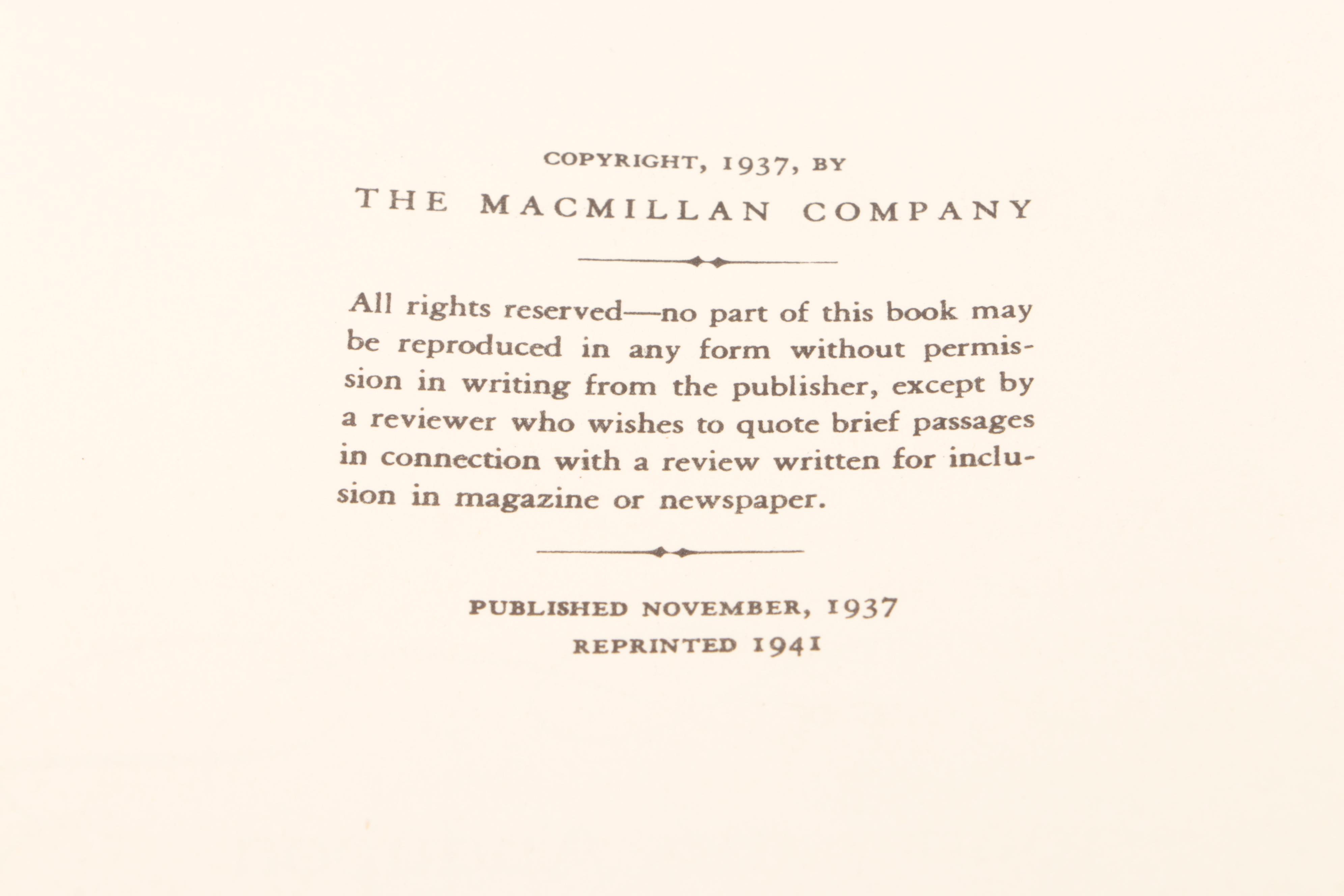 Second Printing "The Birds of America" by John James Audubon, 1941
