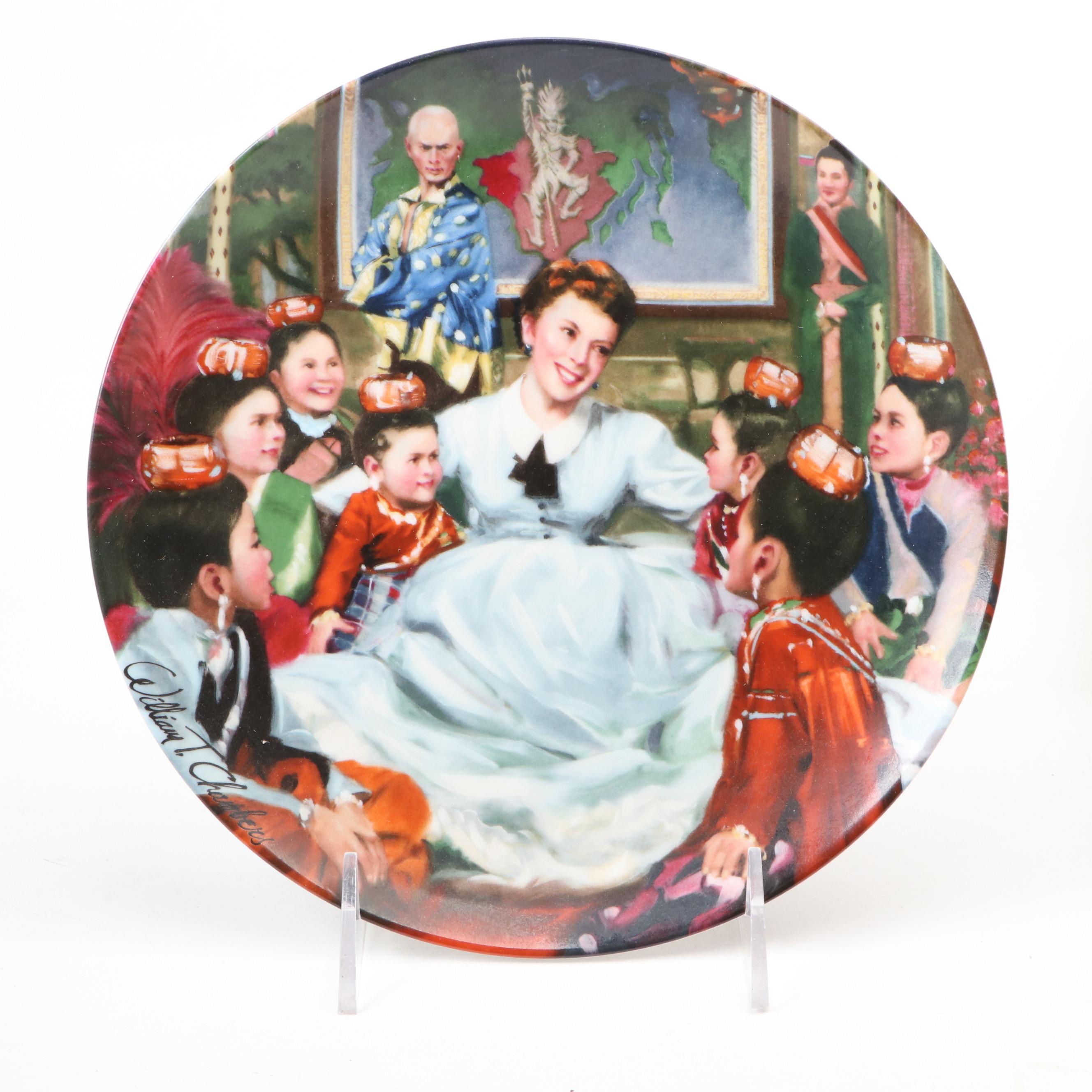 William Chambers "The King and I" Ceramic Collectors Plates