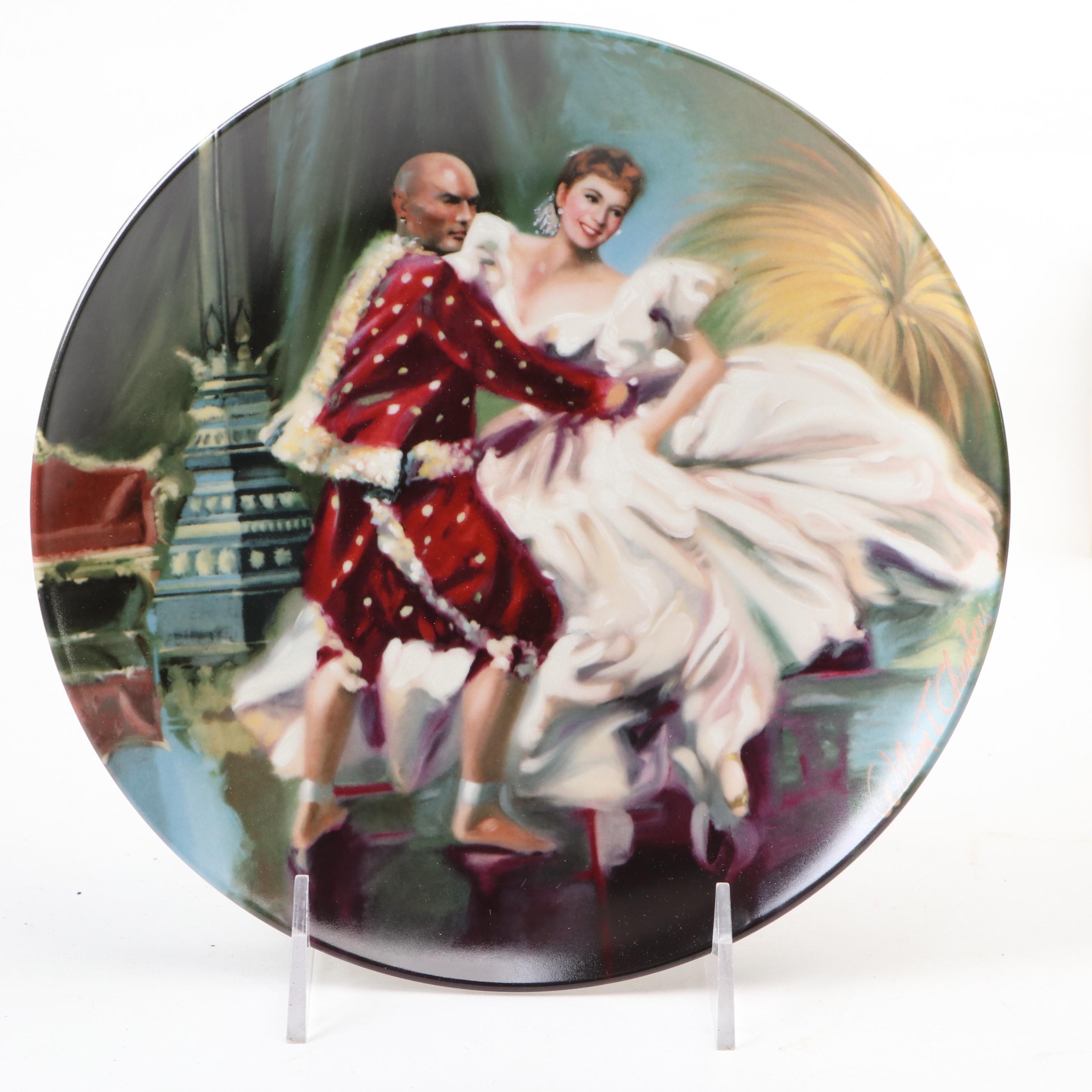 William Chambers "The King and I" Ceramic Collectors Plates