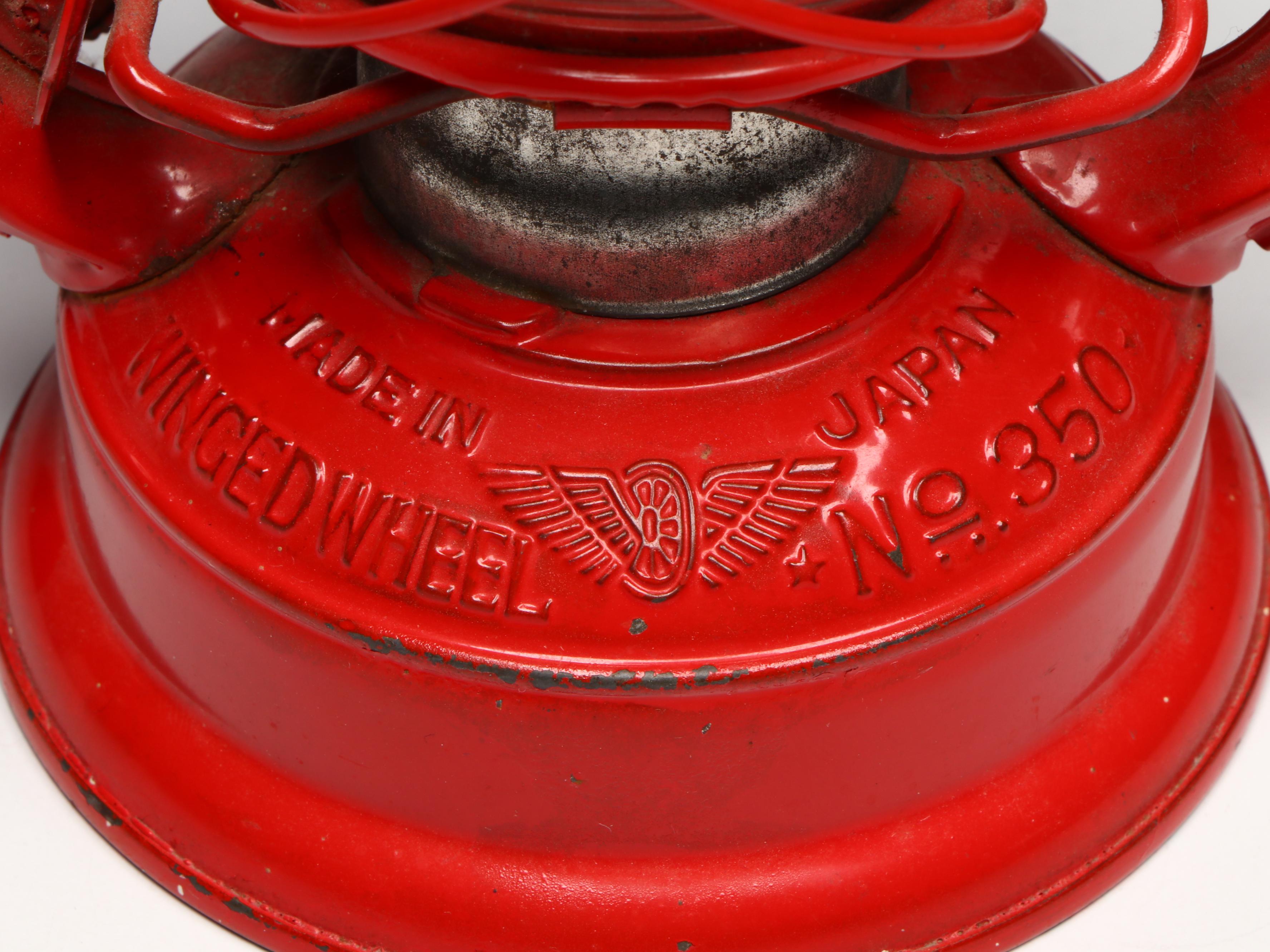 Dietz "Little Wizard" Kerosene Lantern with Winged Wheel and Other Lantern