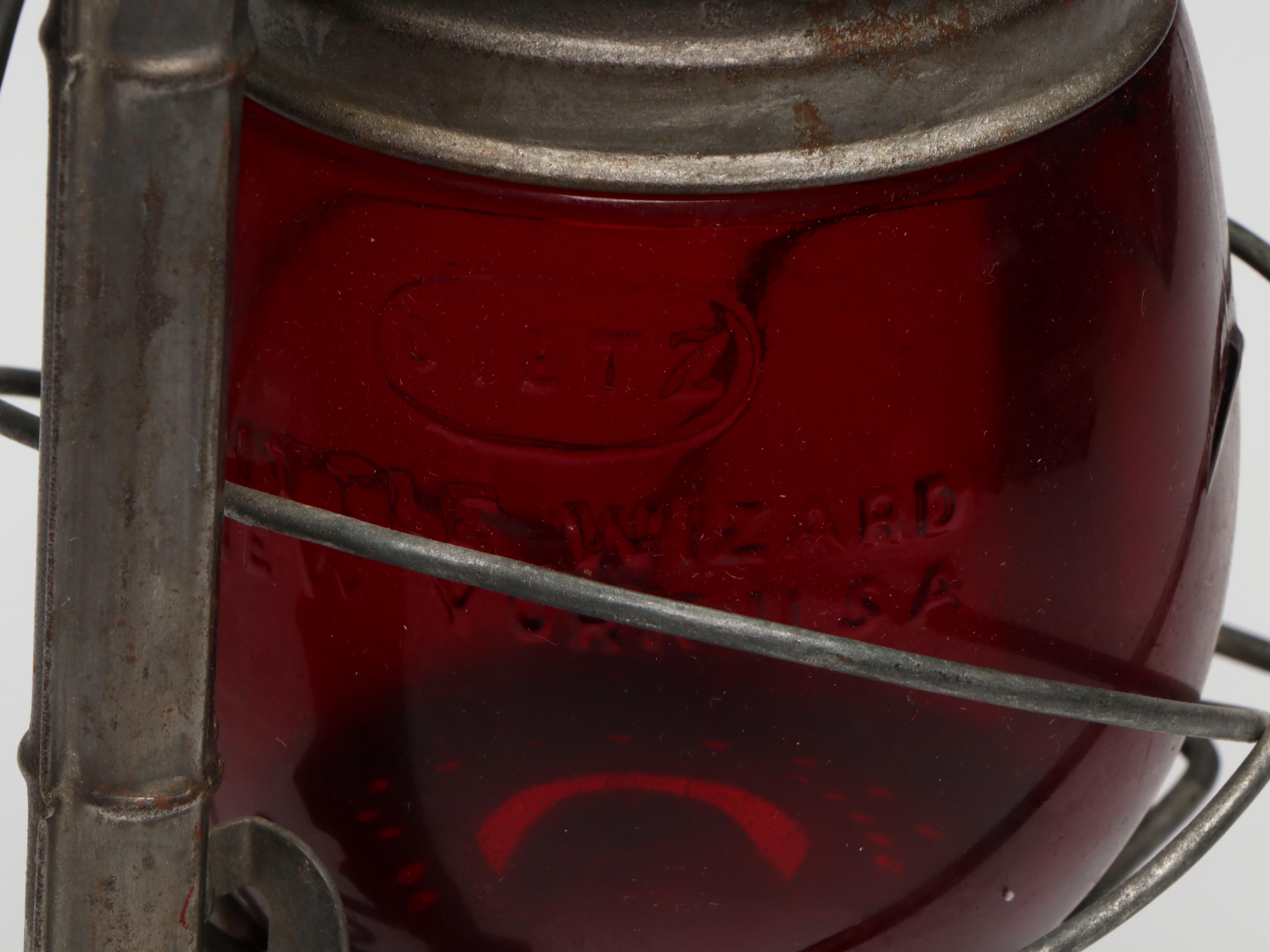 Dietz "Little Wizard" Kerosene Lantern with Winged Wheel and Other Lantern