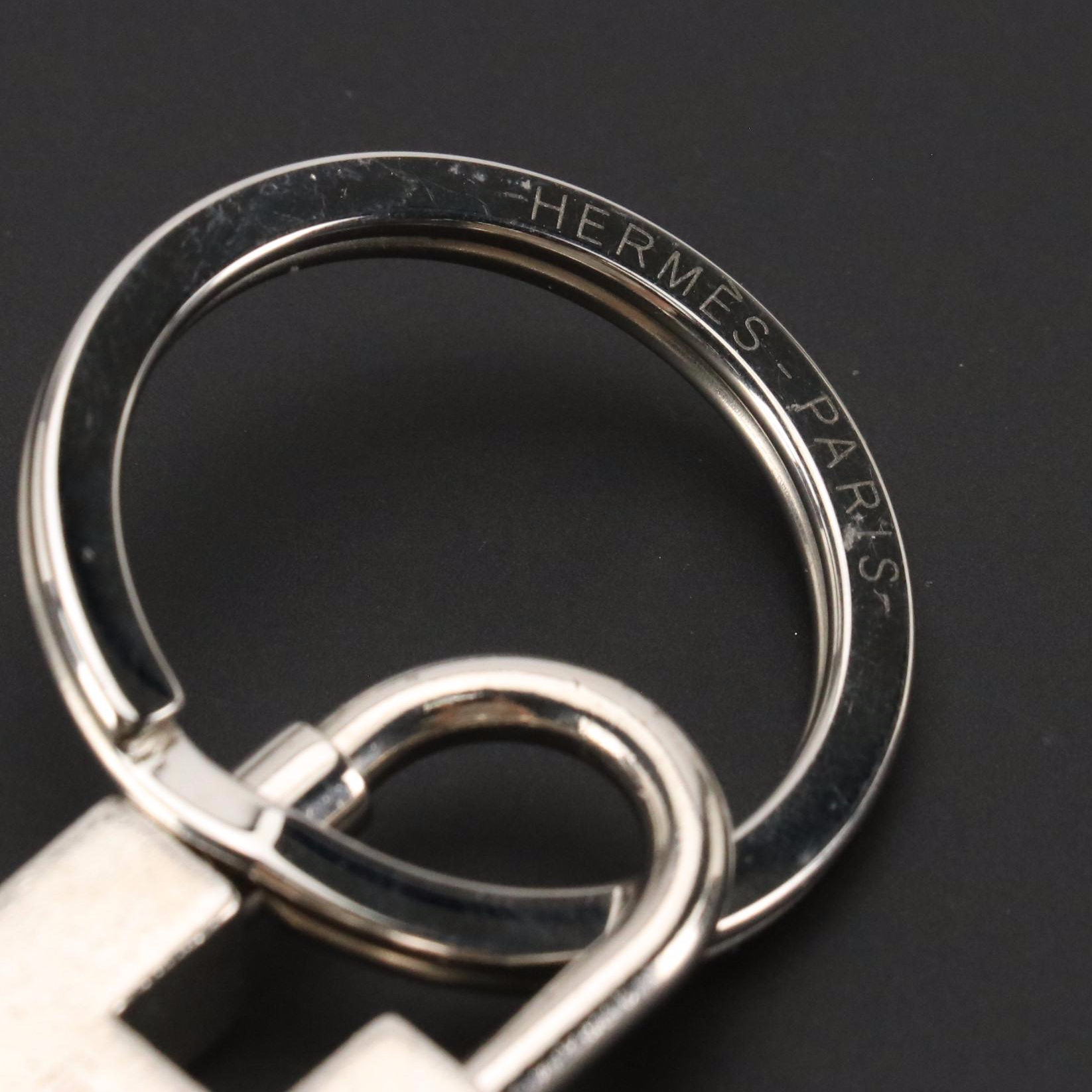 Hermès Cadenas Quizz Rainbow Key Ring in Box