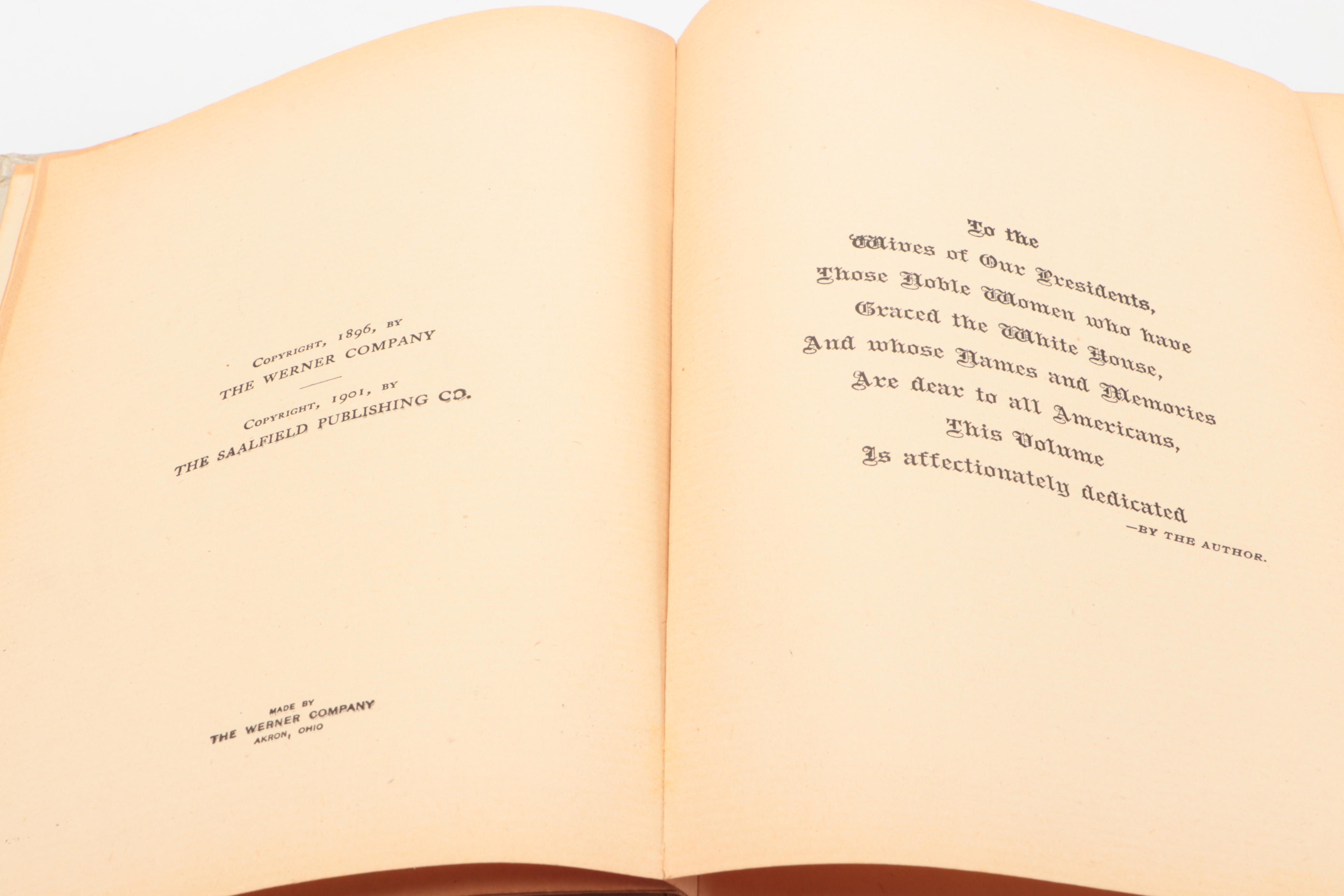 "The Presidential Cook Book" by Hugo Ziemann and Fanny L. Gillette, 1907
