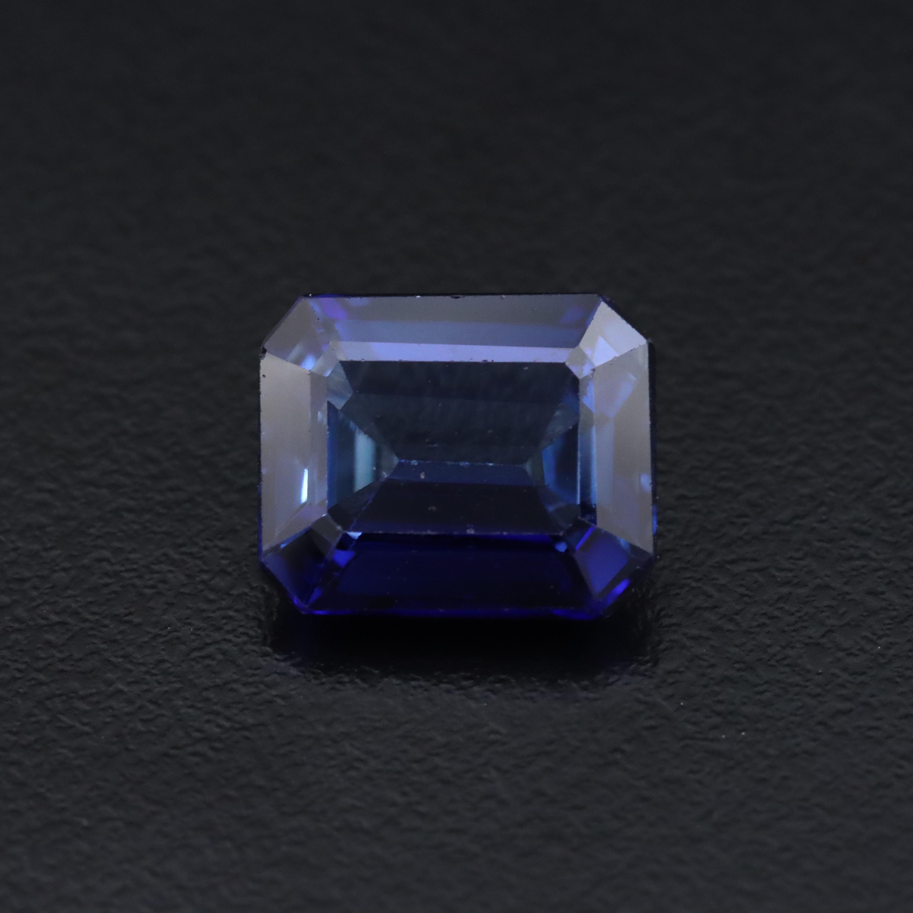Loose 7.47 CT Lab Grown Sapphire