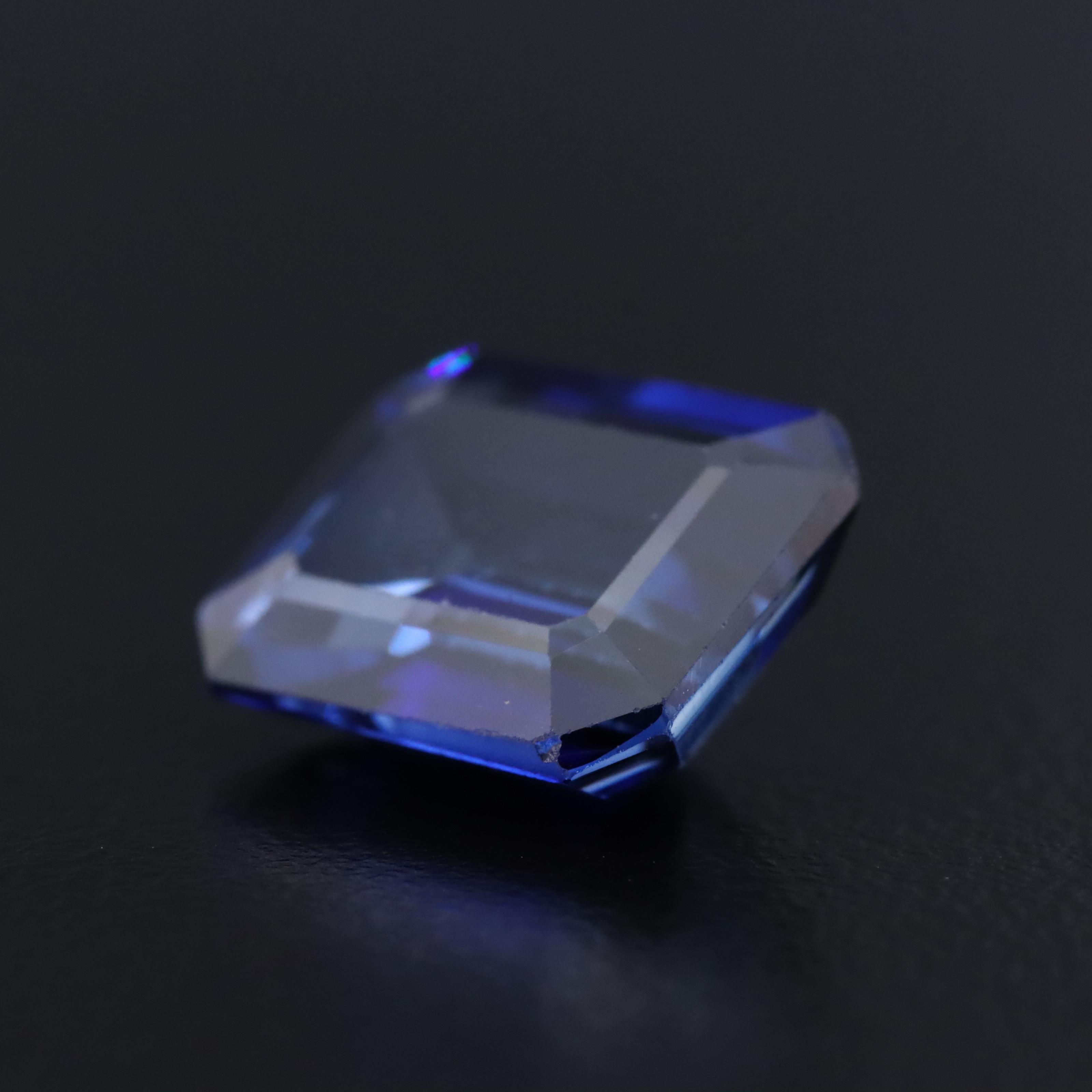 Loose 7.47 CT Lab Grown Sapphire