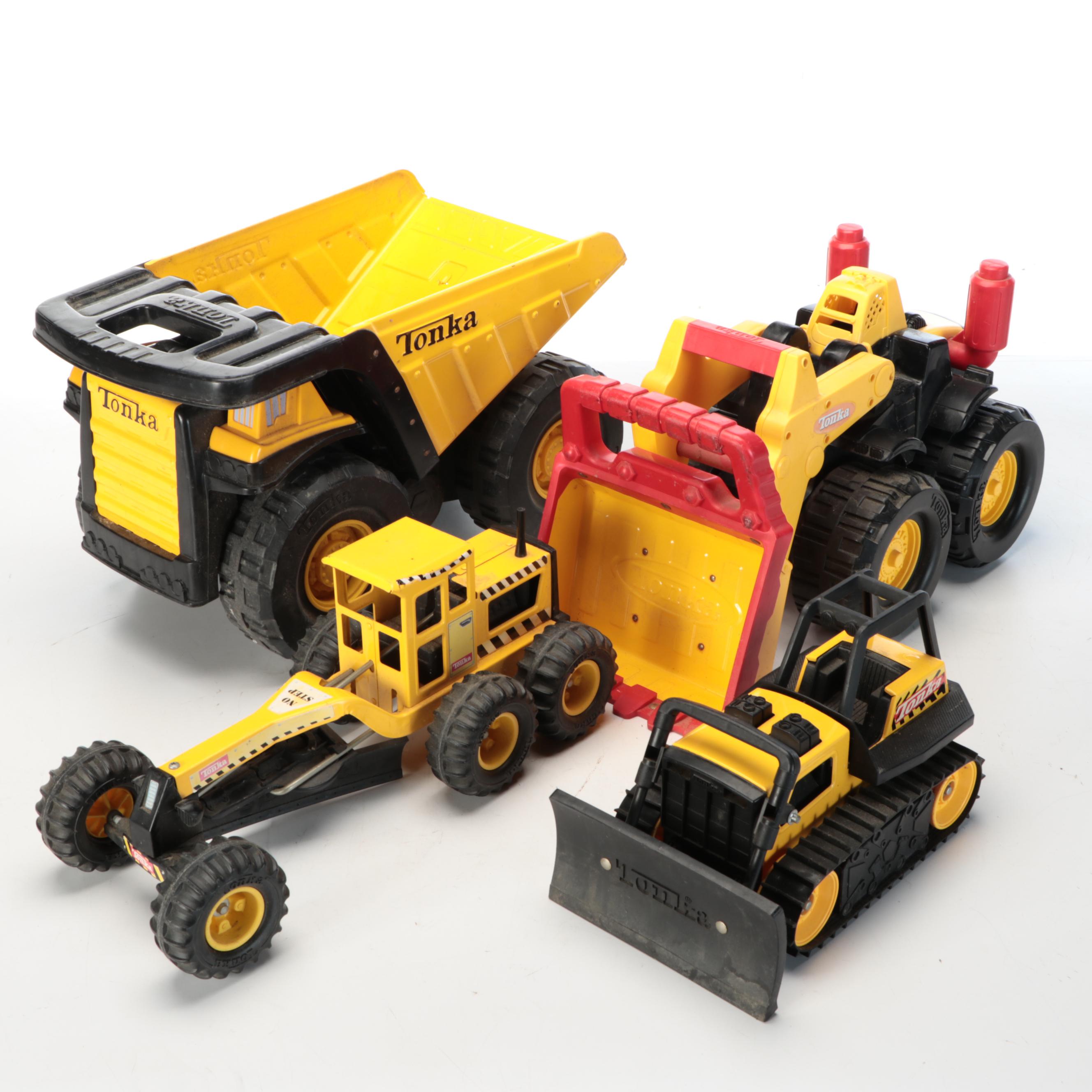 Tonka Dump Truck, Tractor and Other Toy Vehicles