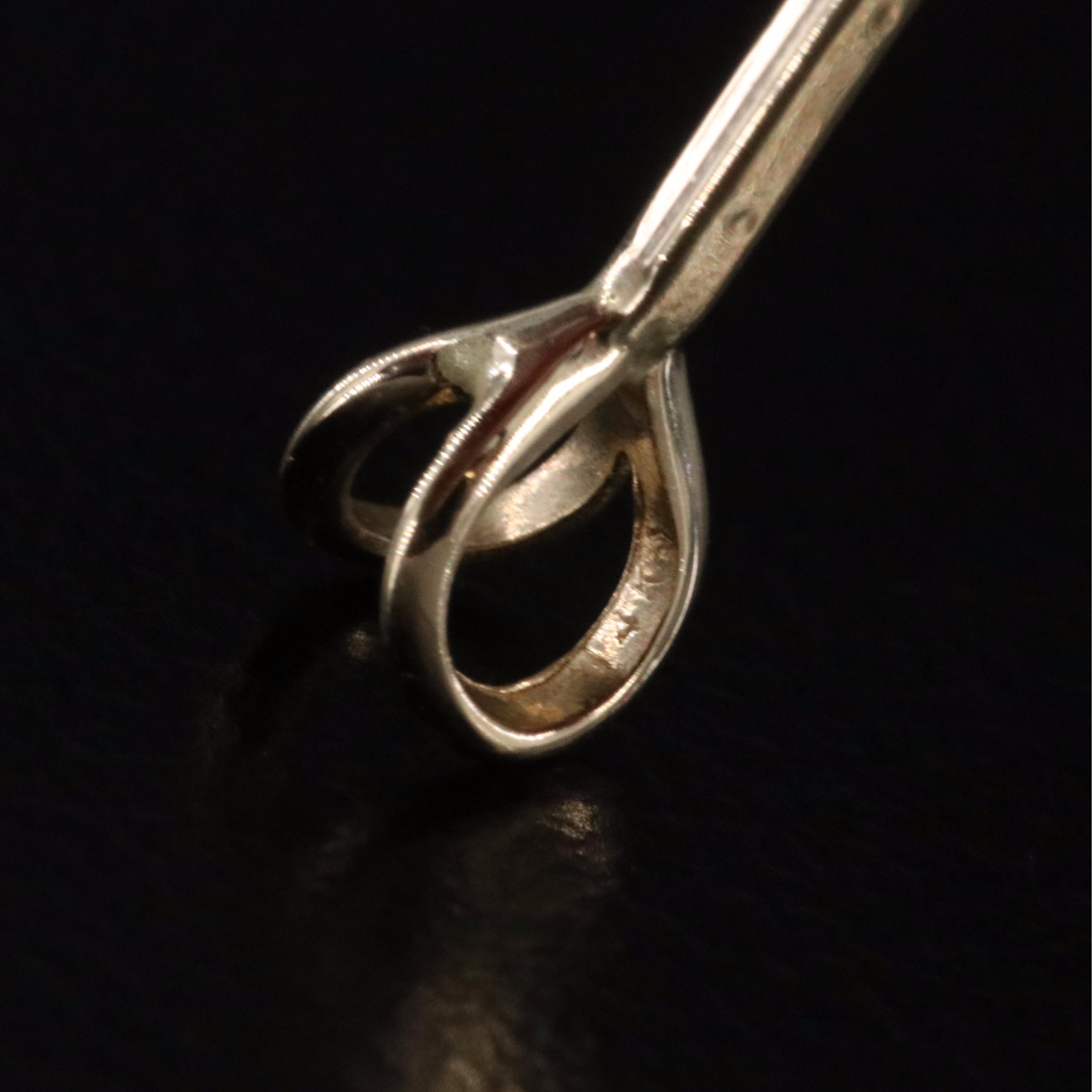 14K Pearl Stick Pendant