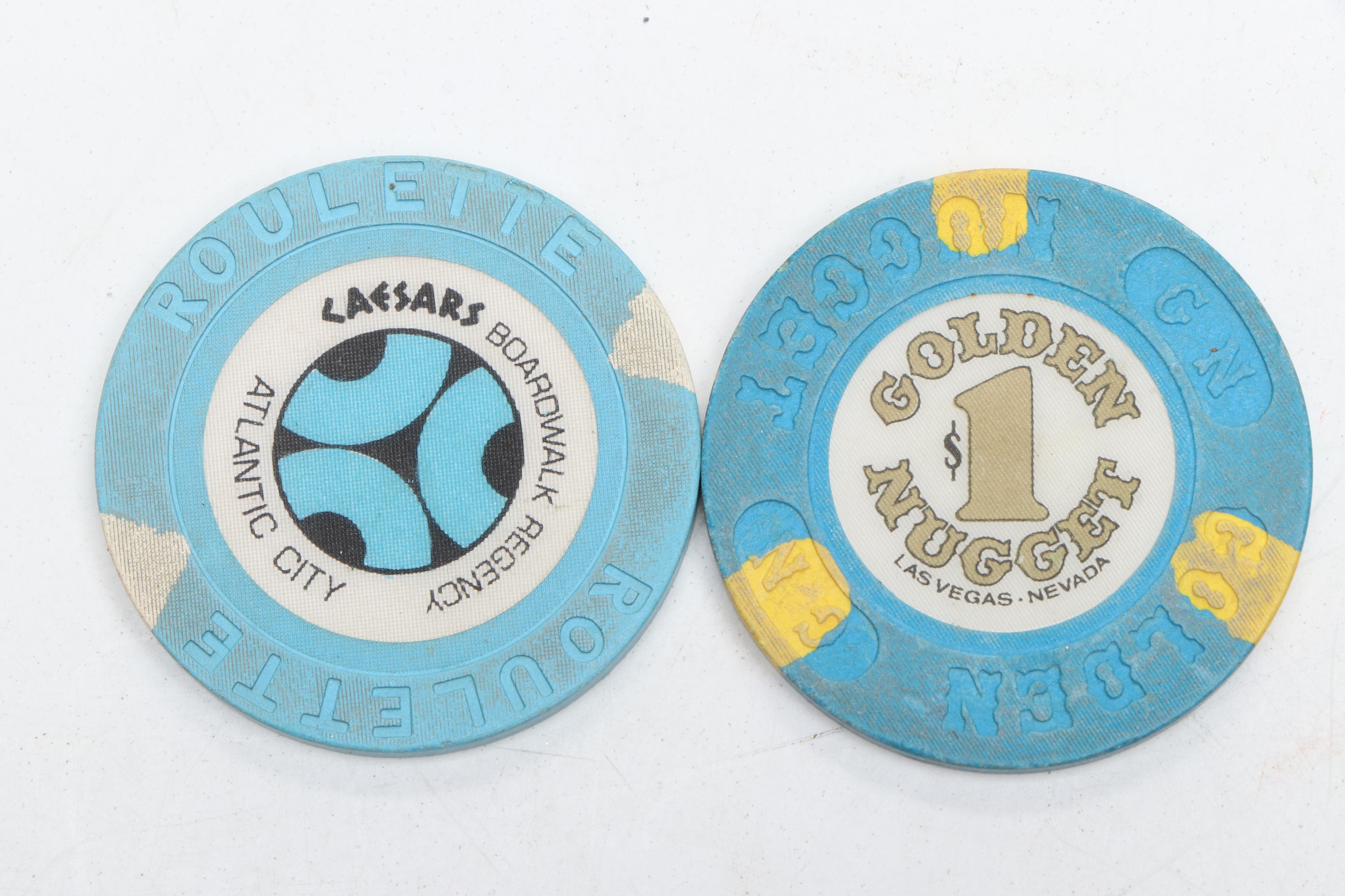 Casino Poker Chips from Las Vegas, Atlantic City, Honduras and the Caribbean