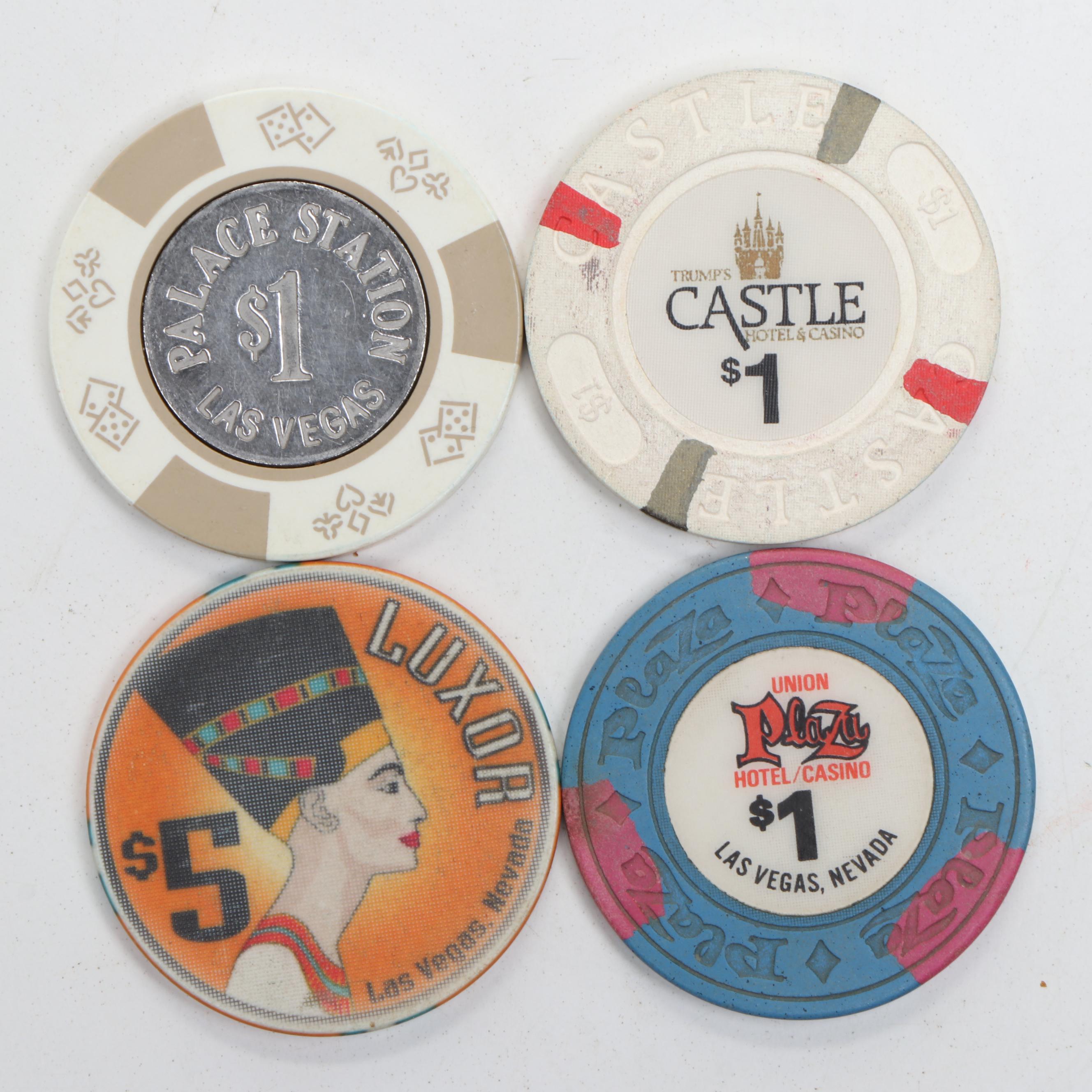 Casino Poker Chips from Las Vegas, Atlantic City, Honduras and the Caribbean