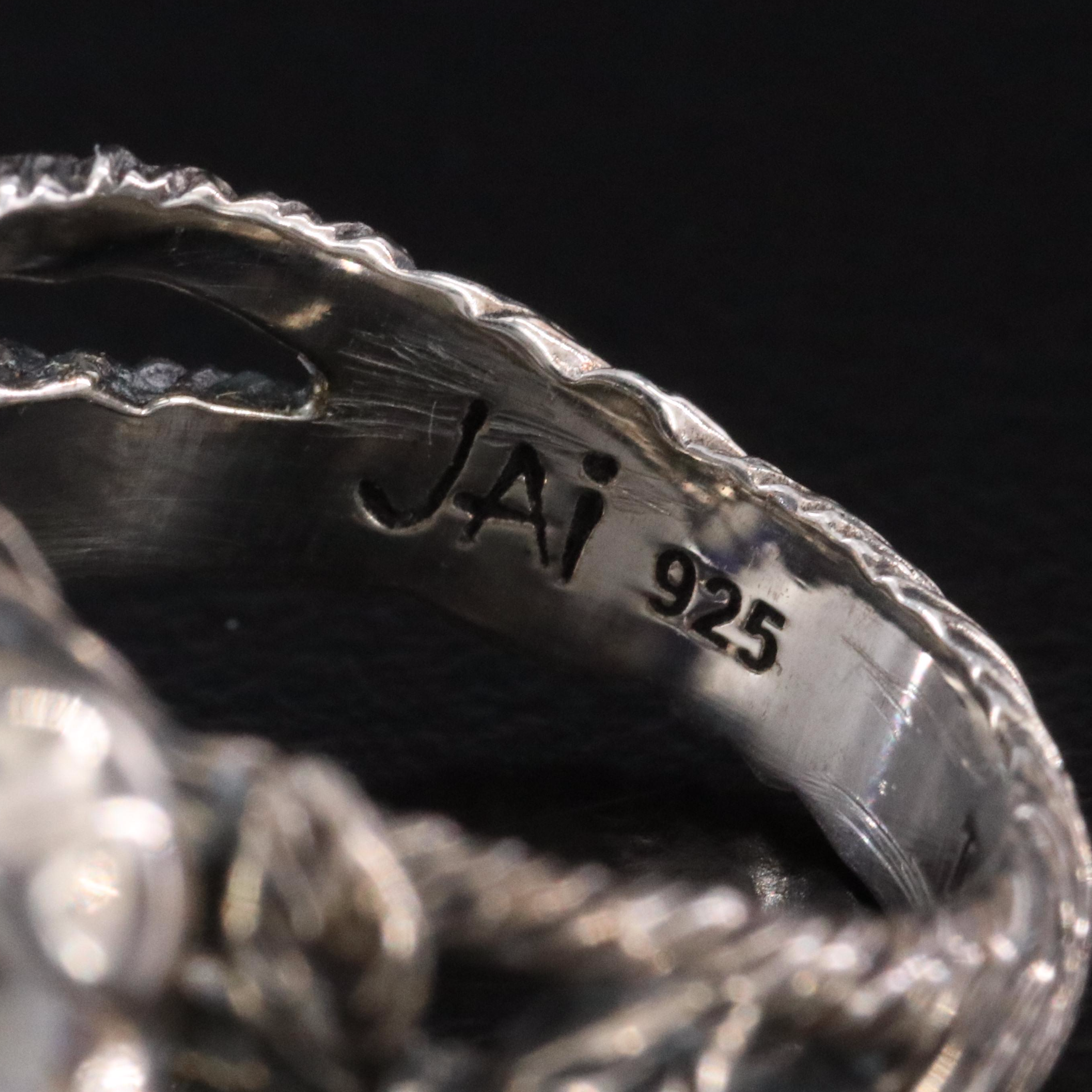 JAi by John Hardy Sterling Iolite and Enamel Ring