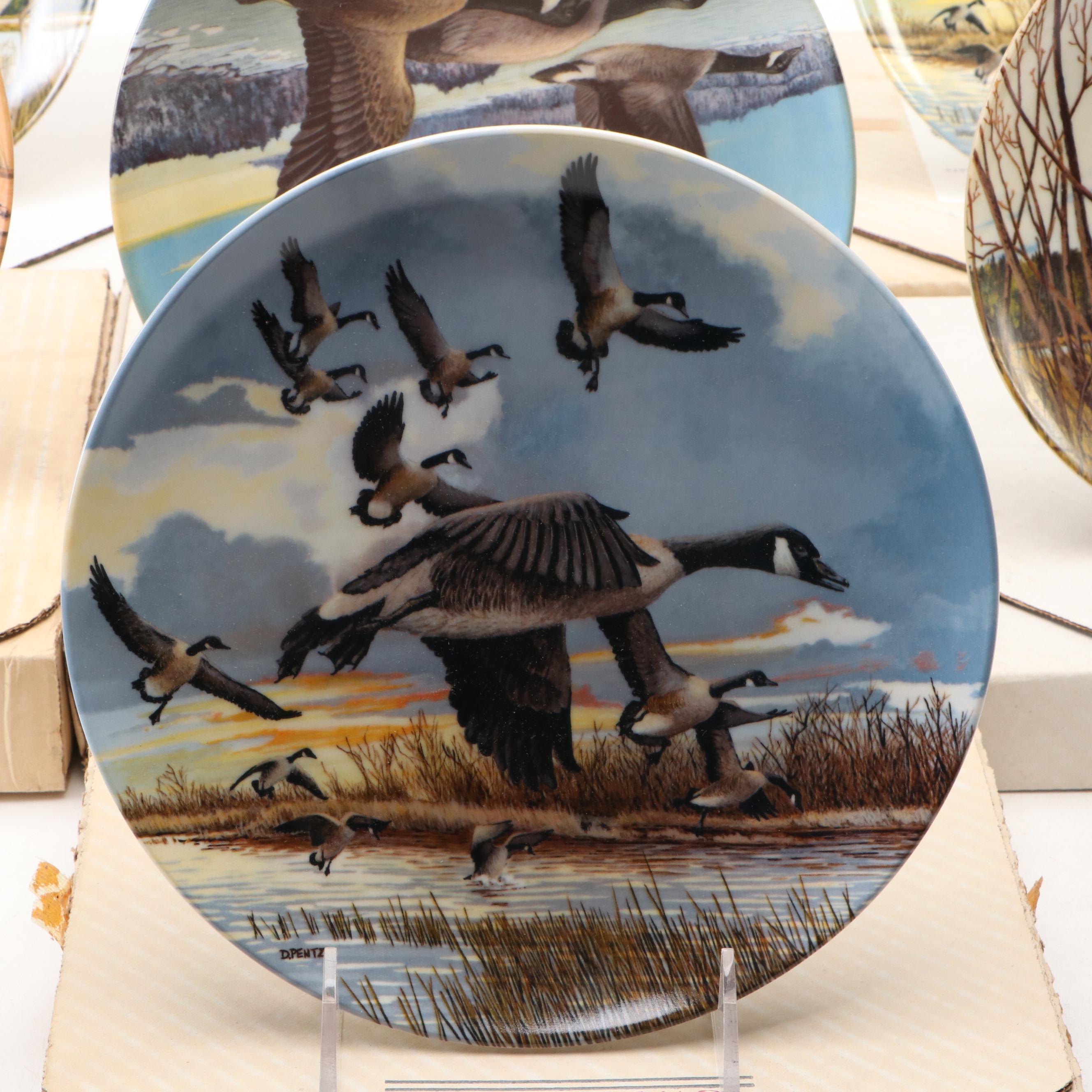 Donald Pentz "Wings Upon the Wind" Ceramic Collector Plates