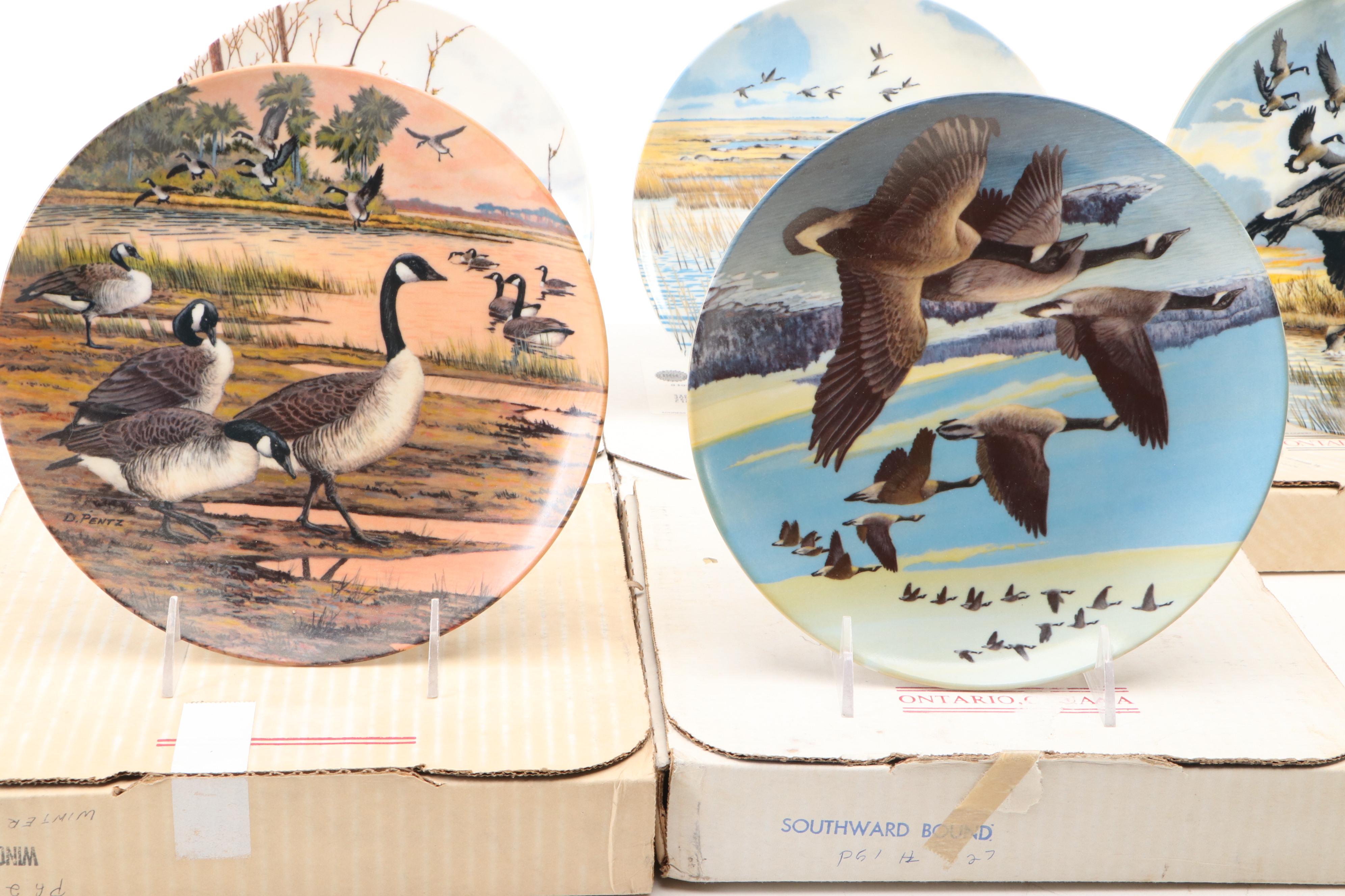 Donald Pentz "Wings Upon the Wind" Ceramic Collector Plates