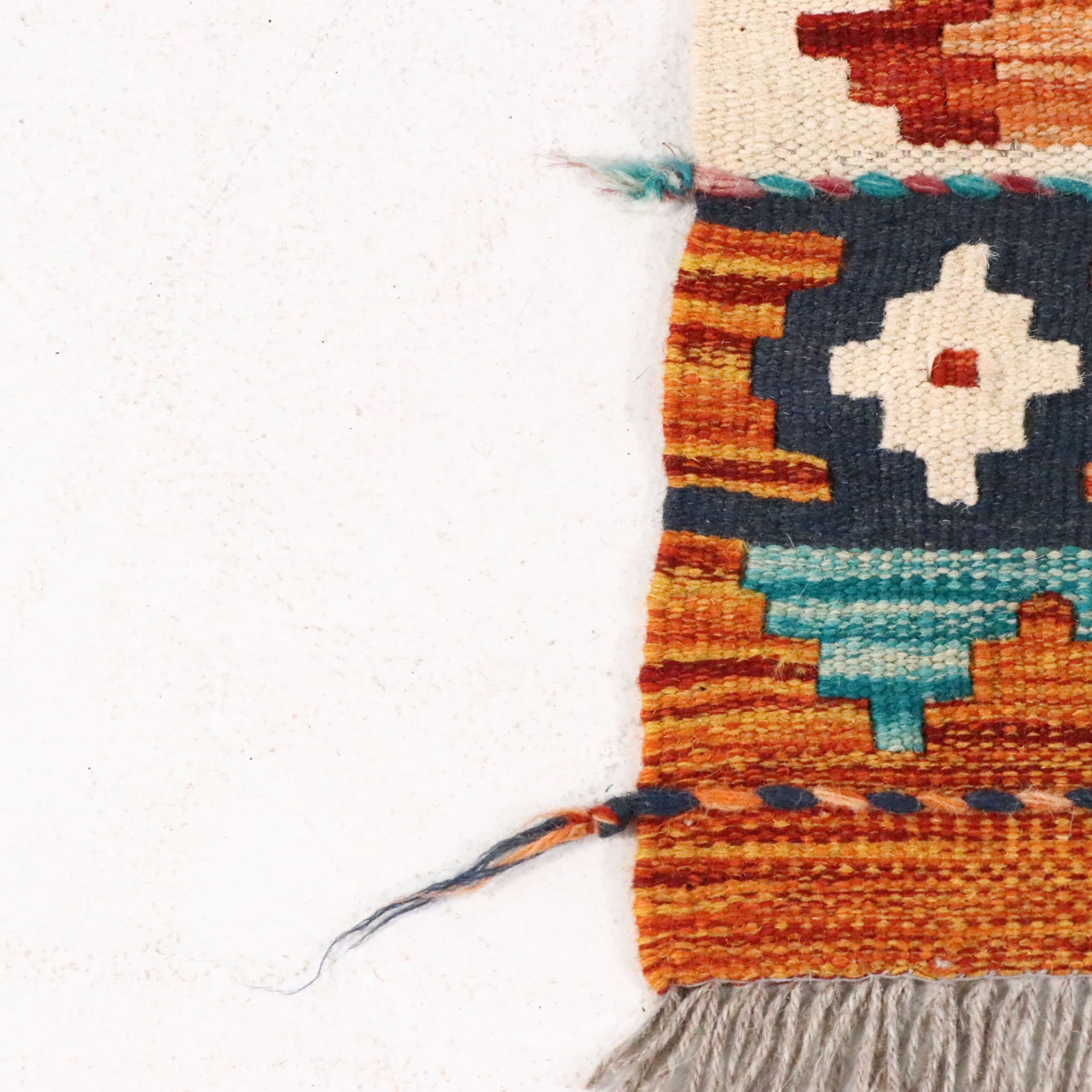 2'11" x 15'9" Handwoven Pakistani Kilim Runner