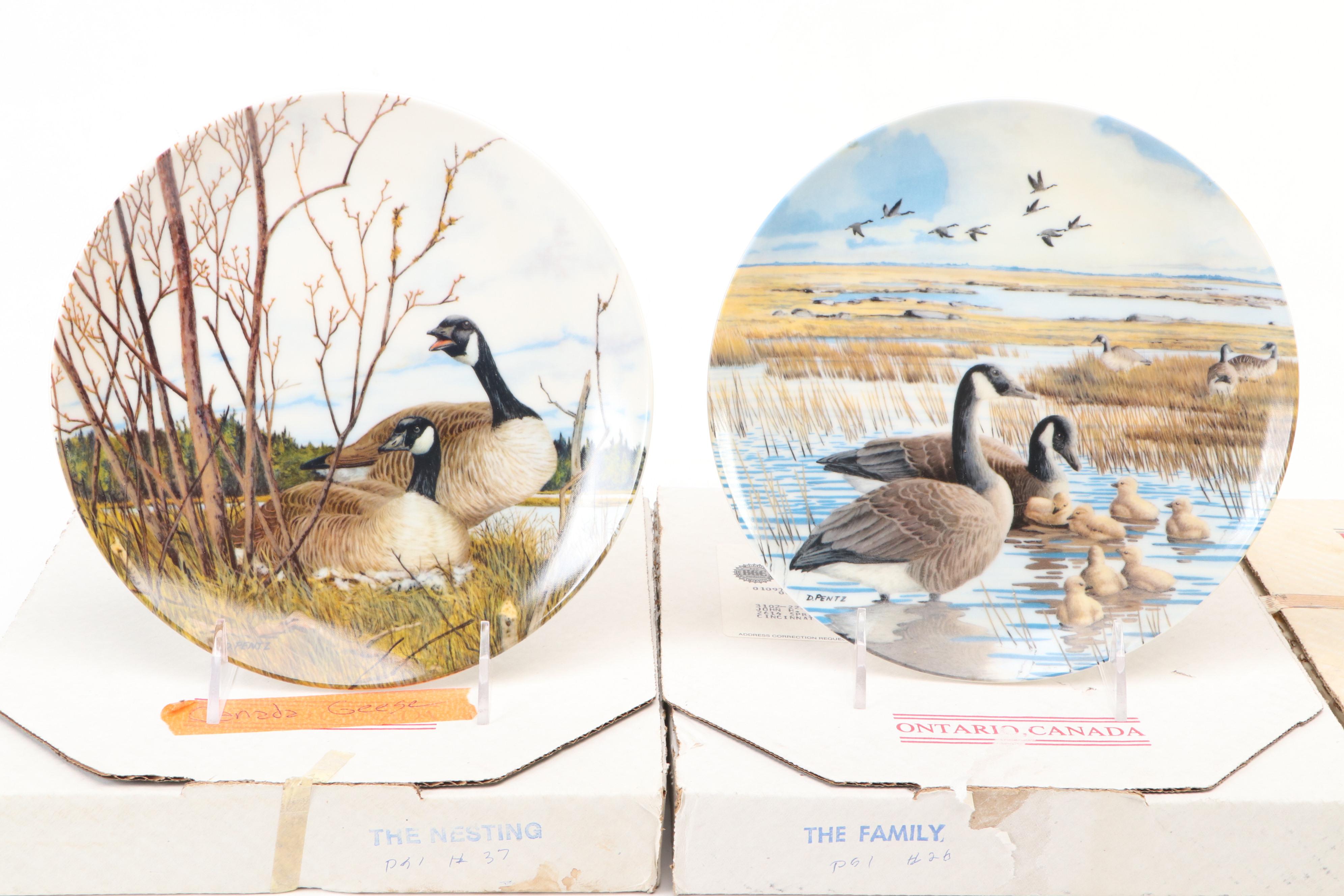 Donald Pentz "Wings Upon the Wind" Ceramic Collector Plates