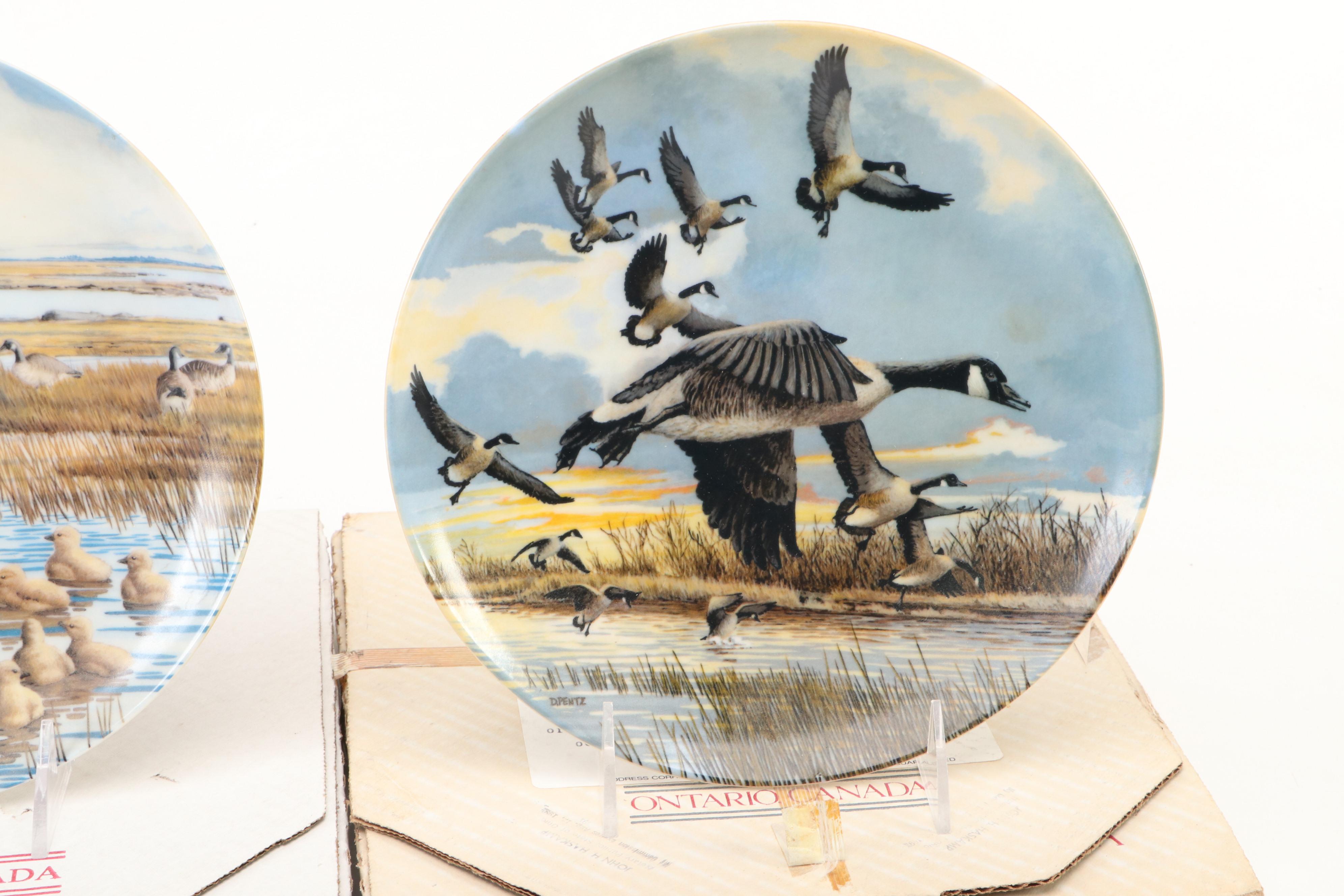 Donald Pentz "Wings Upon the Wind" Ceramic Collector Plates
