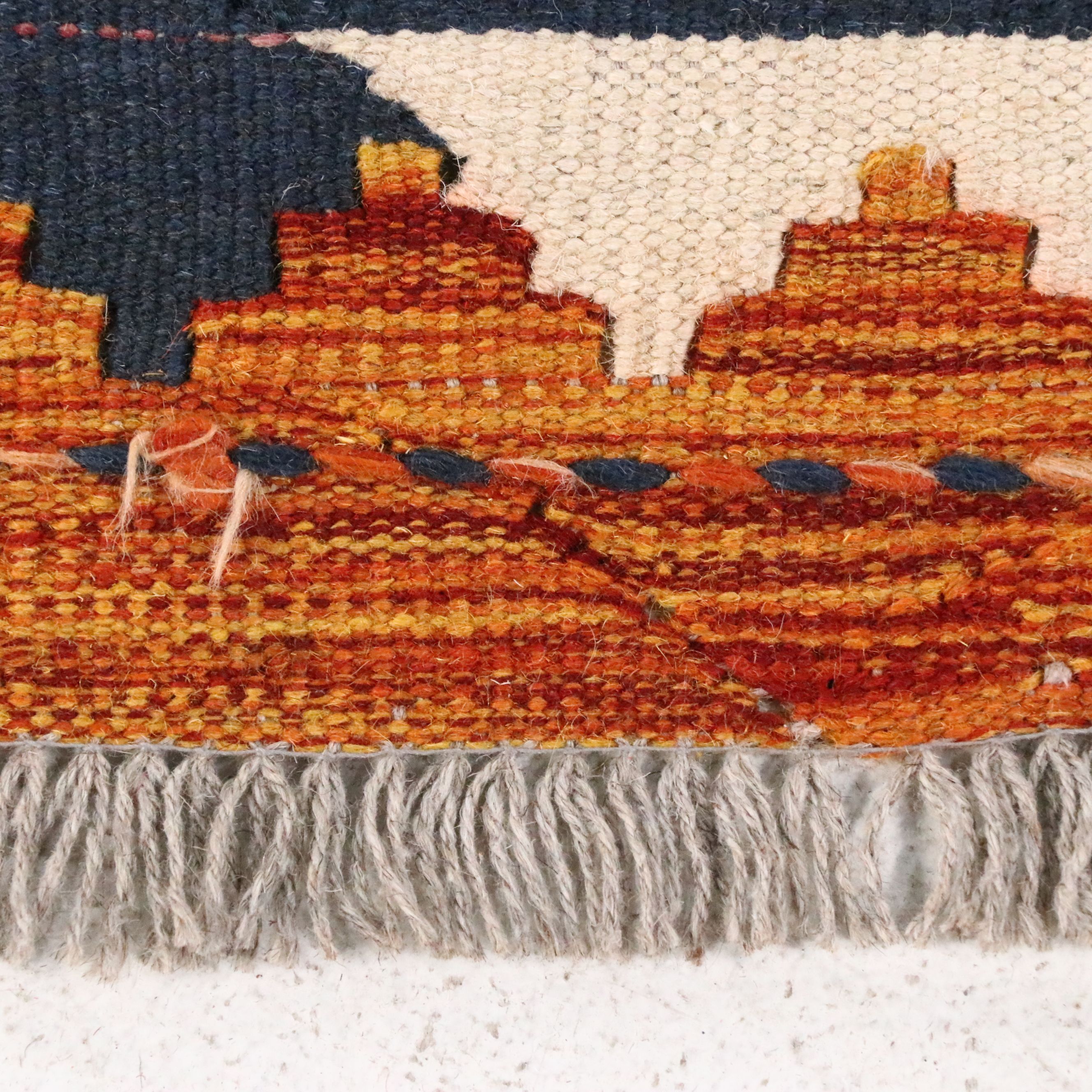 2'11" x 15'9" Handwoven Pakistani Kilim Runner