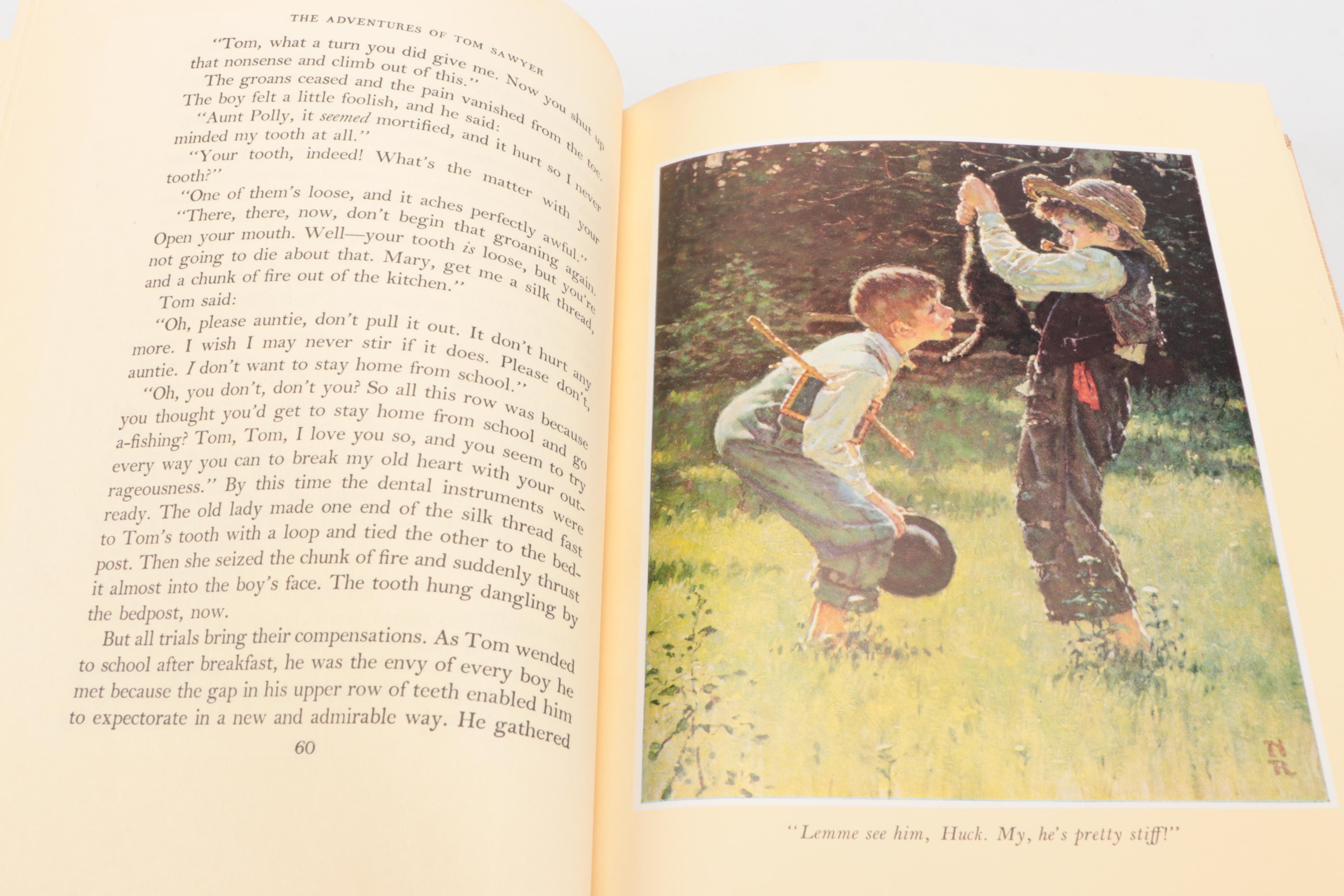Norman Rockwell Illustrated "The Adventures of Tom Sawyer" by Mark Twain, 1936