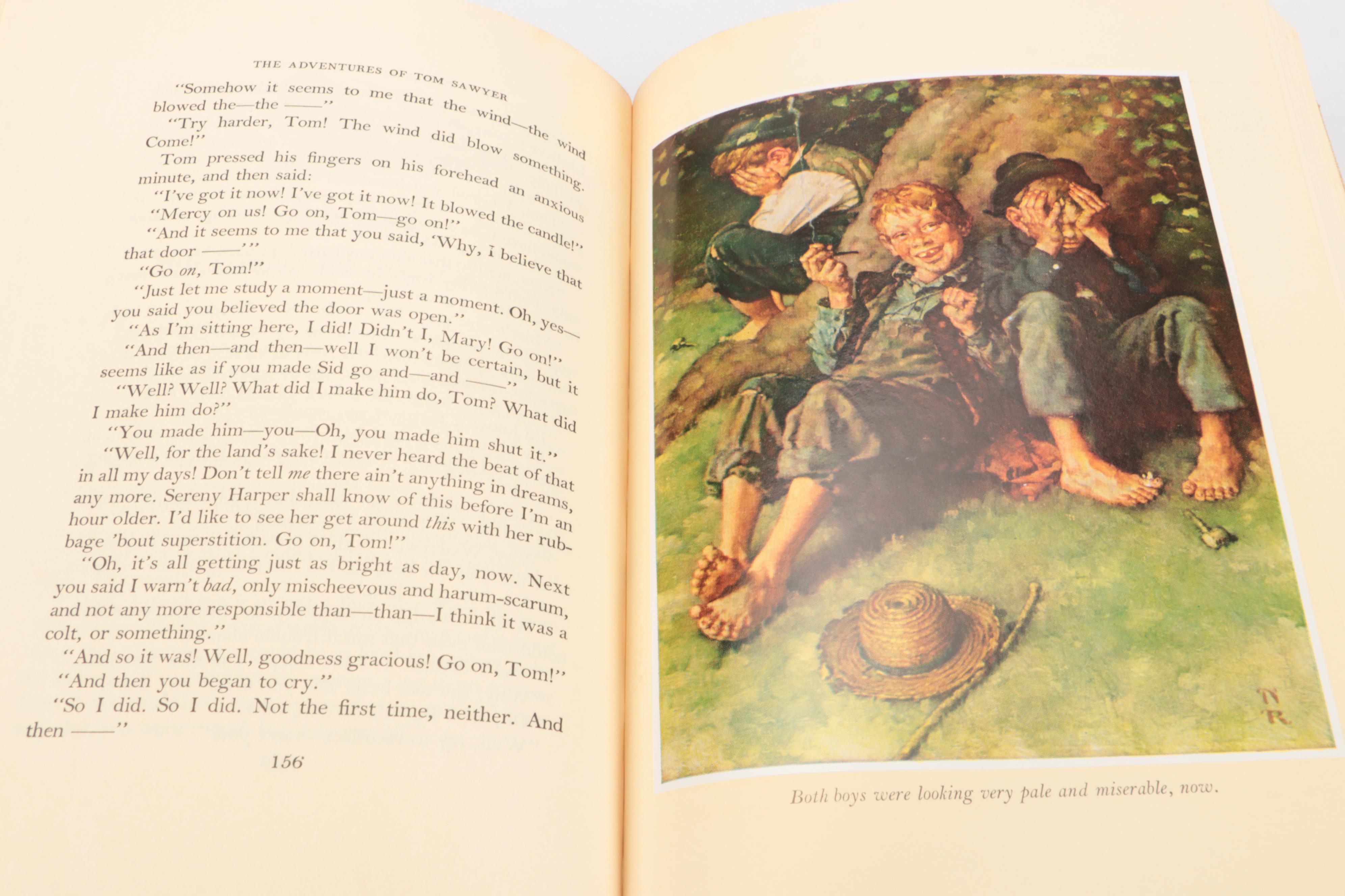 Norman Rockwell Illustrated "The Adventures of Tom Sawyer" by Mark Twain, 1936