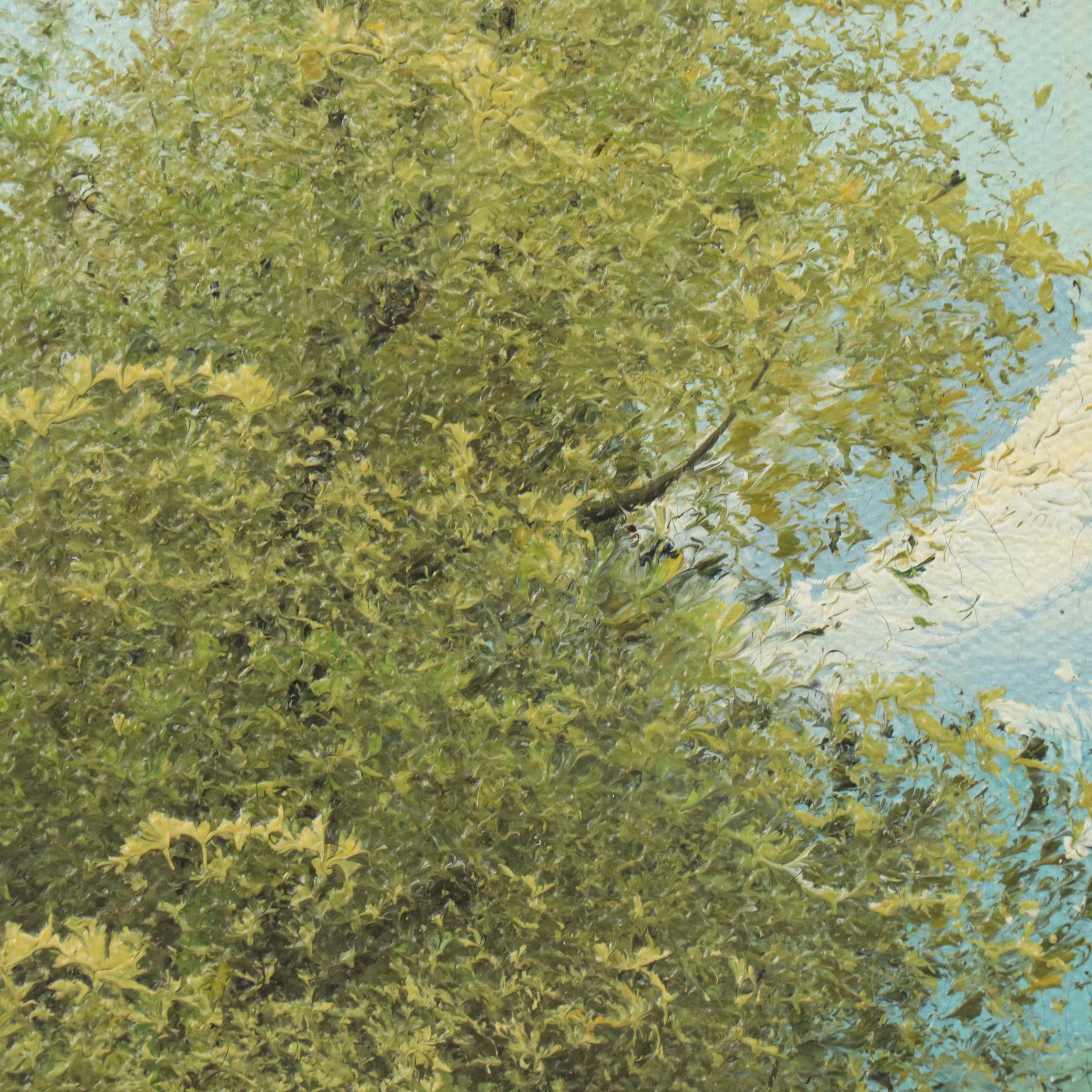 Western American Landscape Oil Painting, Mid-20th Century