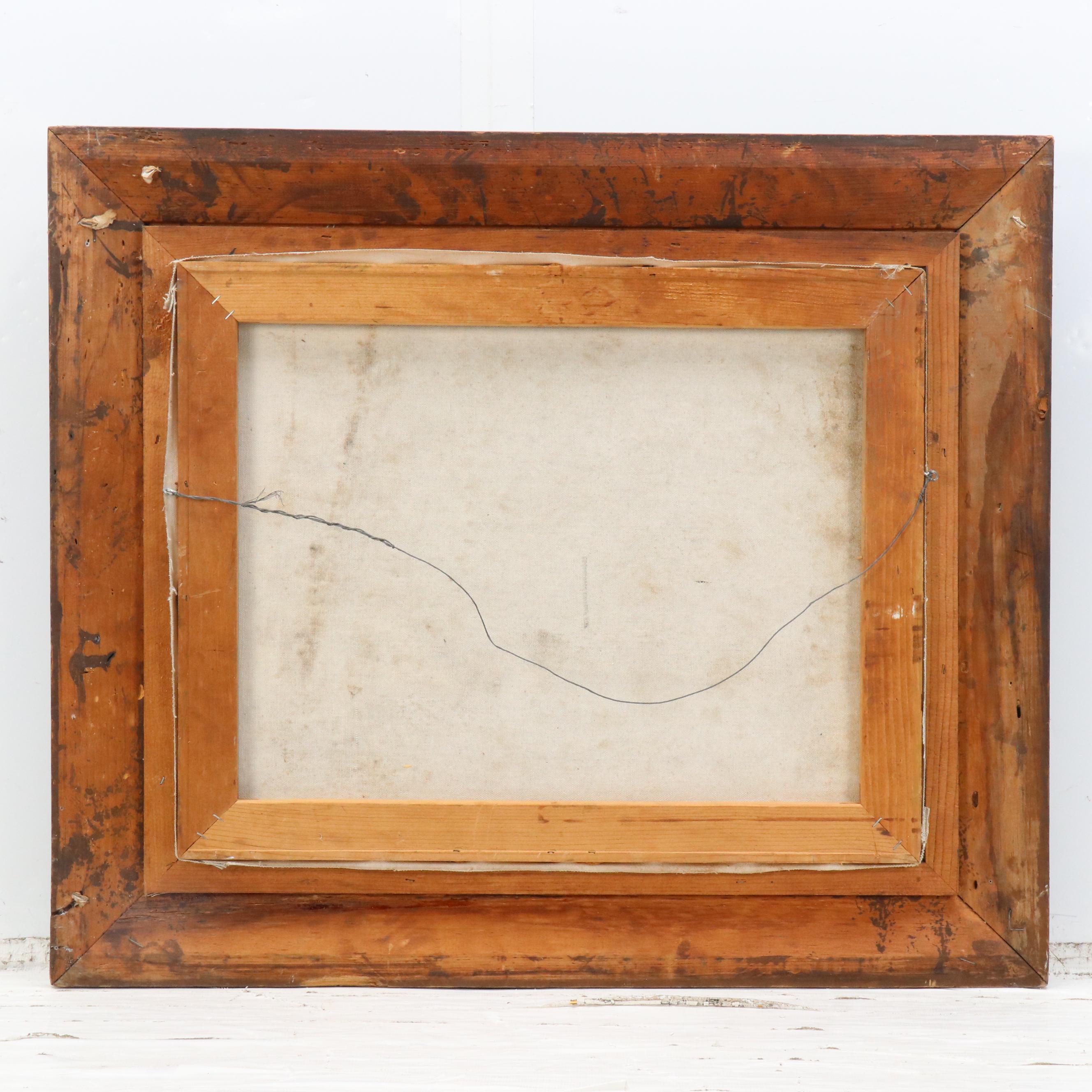 Western American Landscape Oil Painting, Mid-20th Century