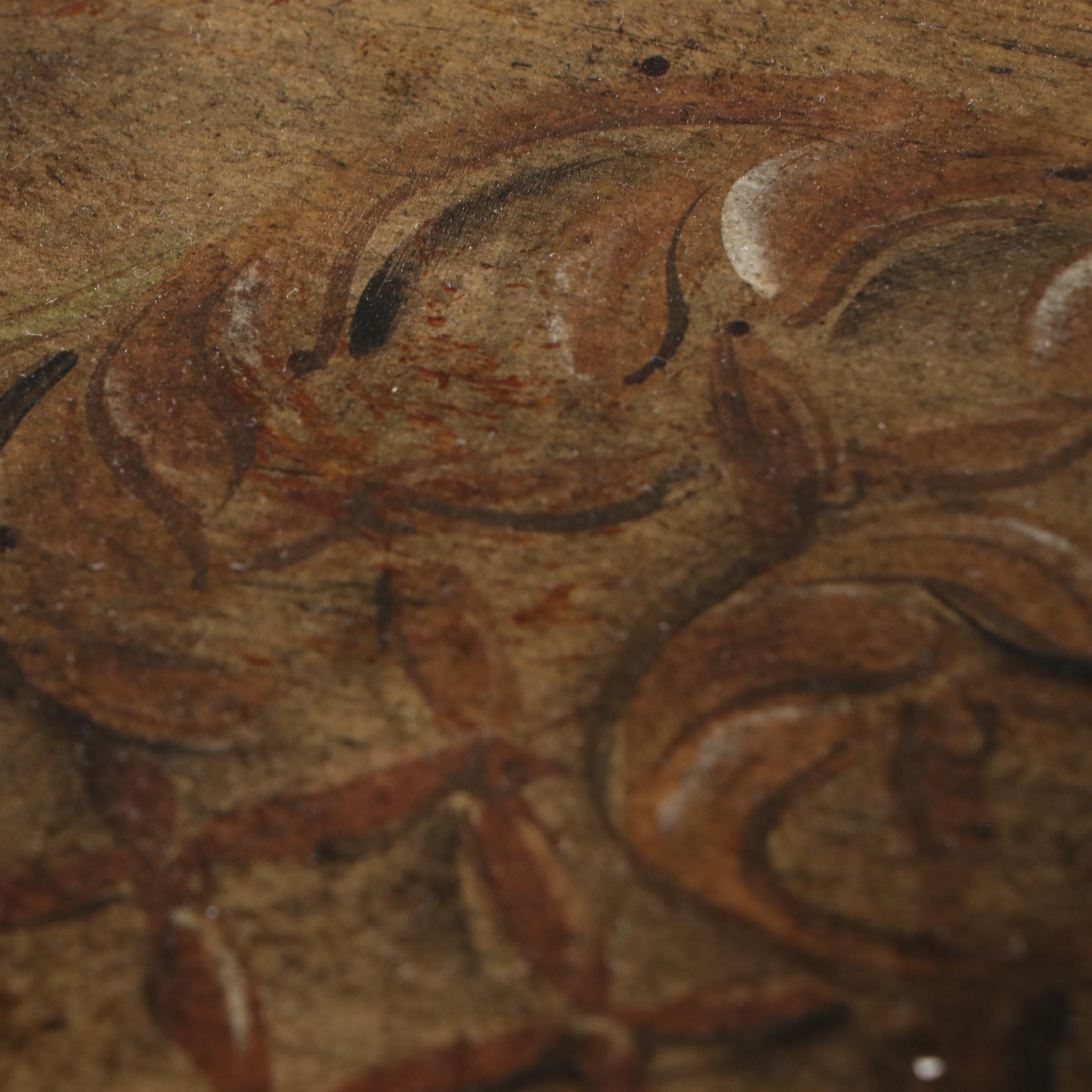 Artistica Painted Wood Serpentine Front Three-Drawer Chest