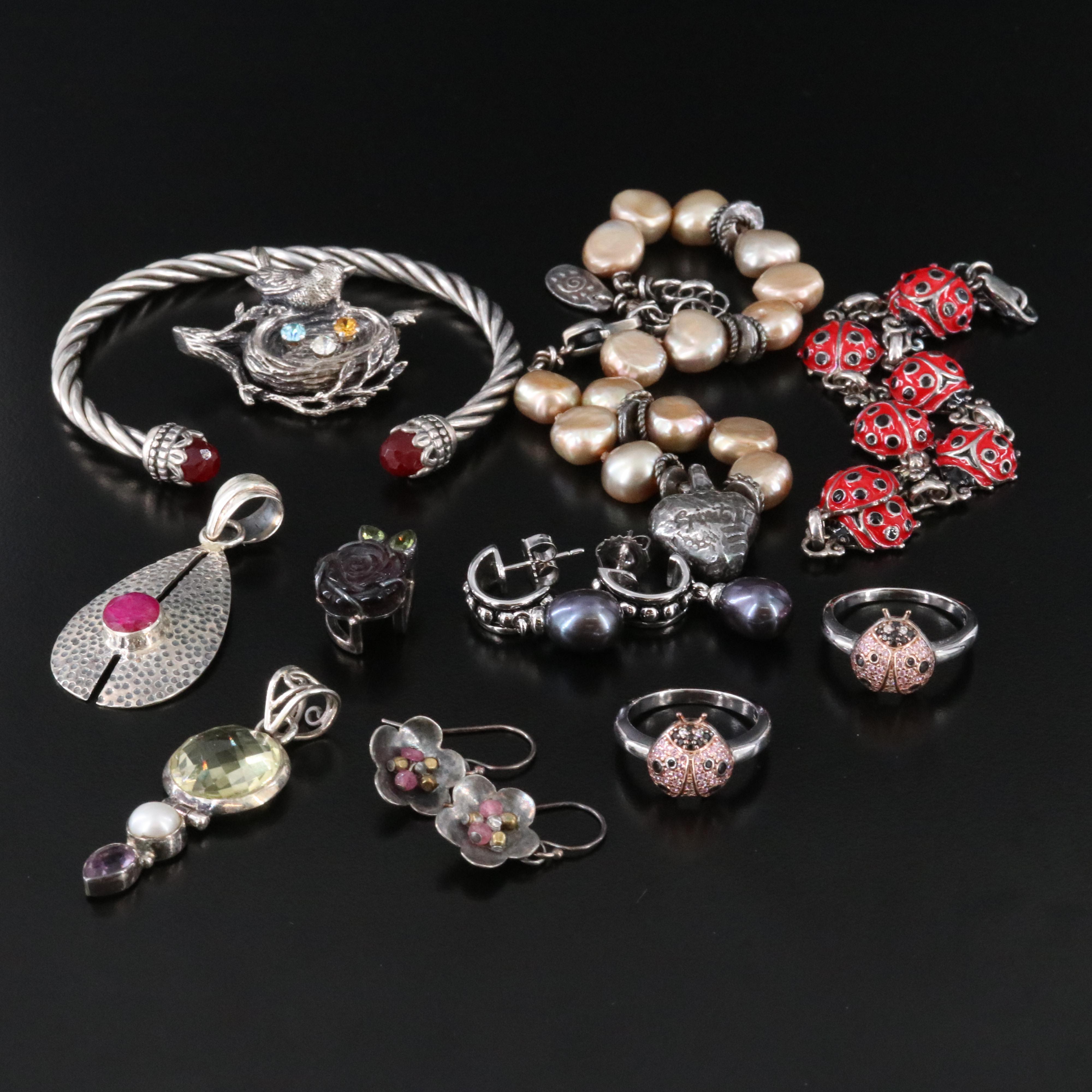 Lori Bonn, Honora and Amethysts Featured in Sterling Jewelry