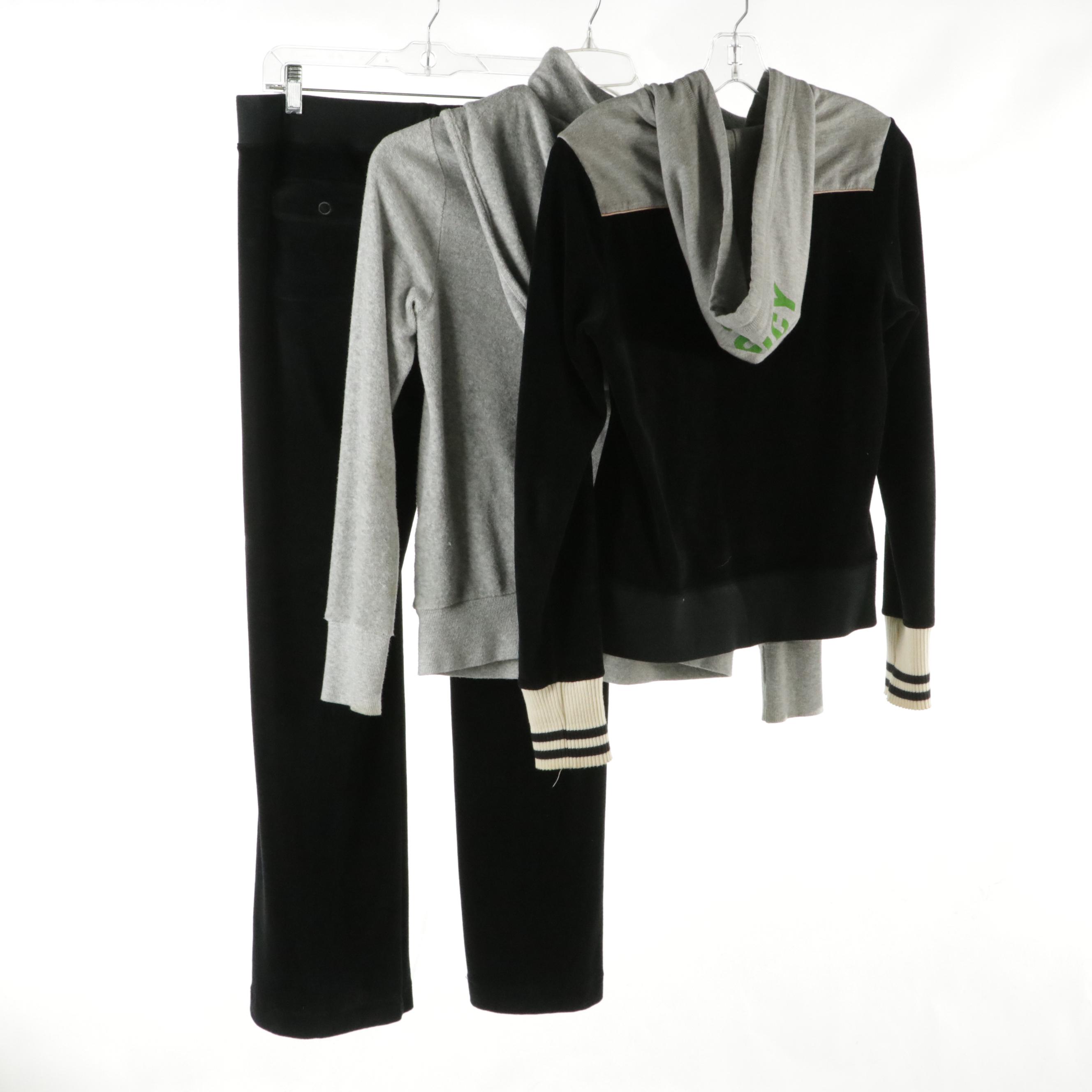 Juicy Couture Zip Hoodies and Drawstring Pants