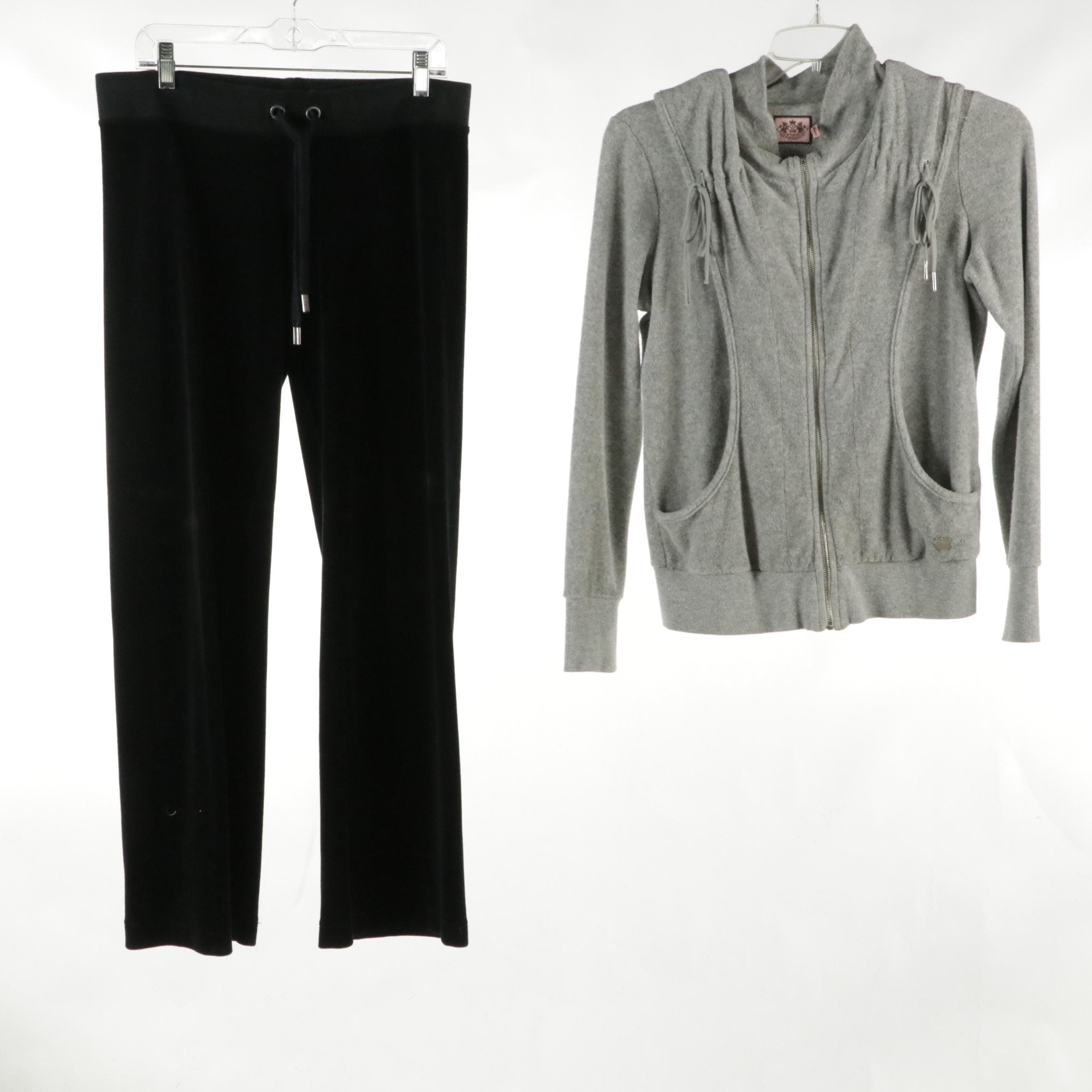 Juicy Couture Zip Hoodies and Drawstring Pants