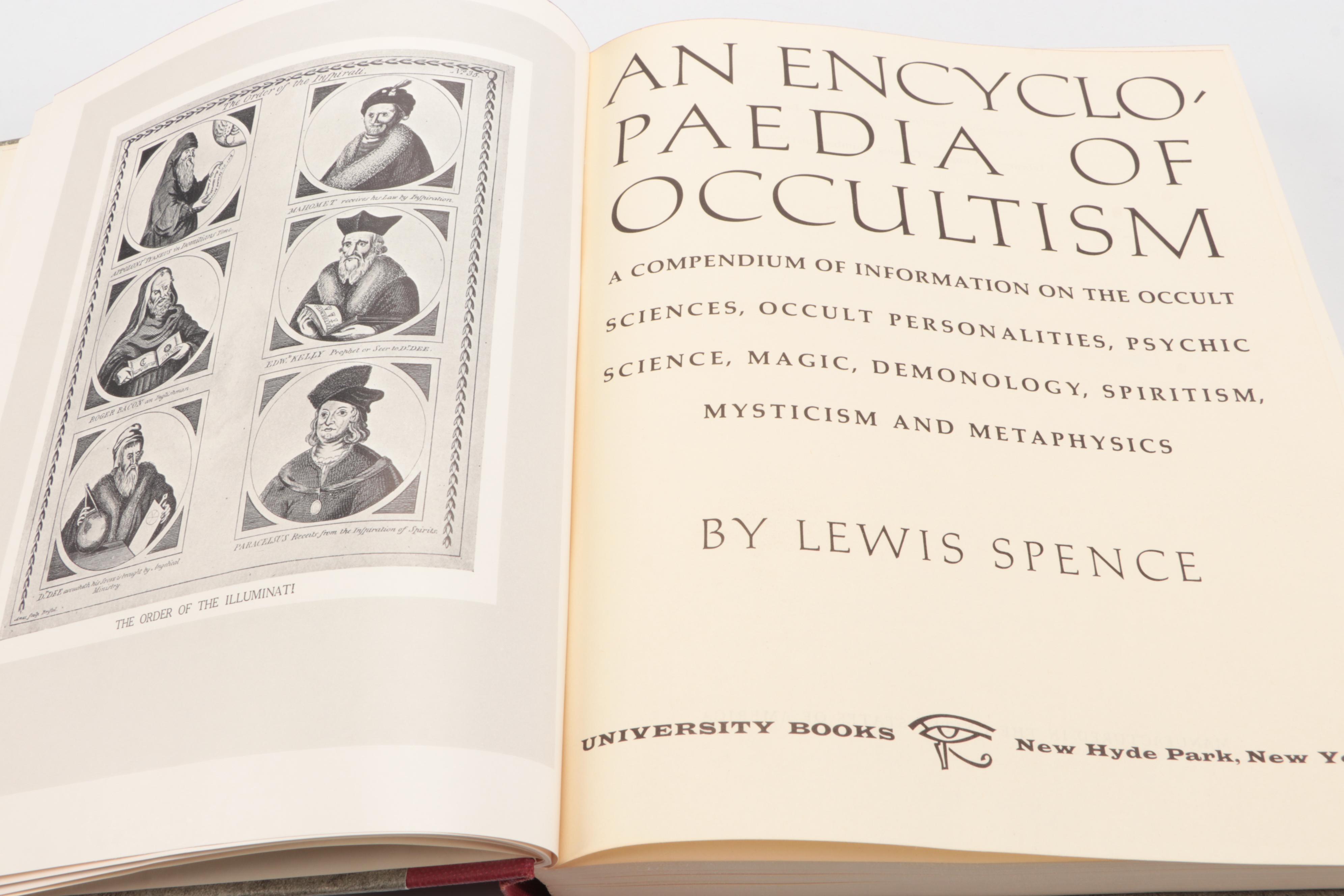 Illustrated "An Encyclopaedia of Occultism" by Lewis Spence, 1960