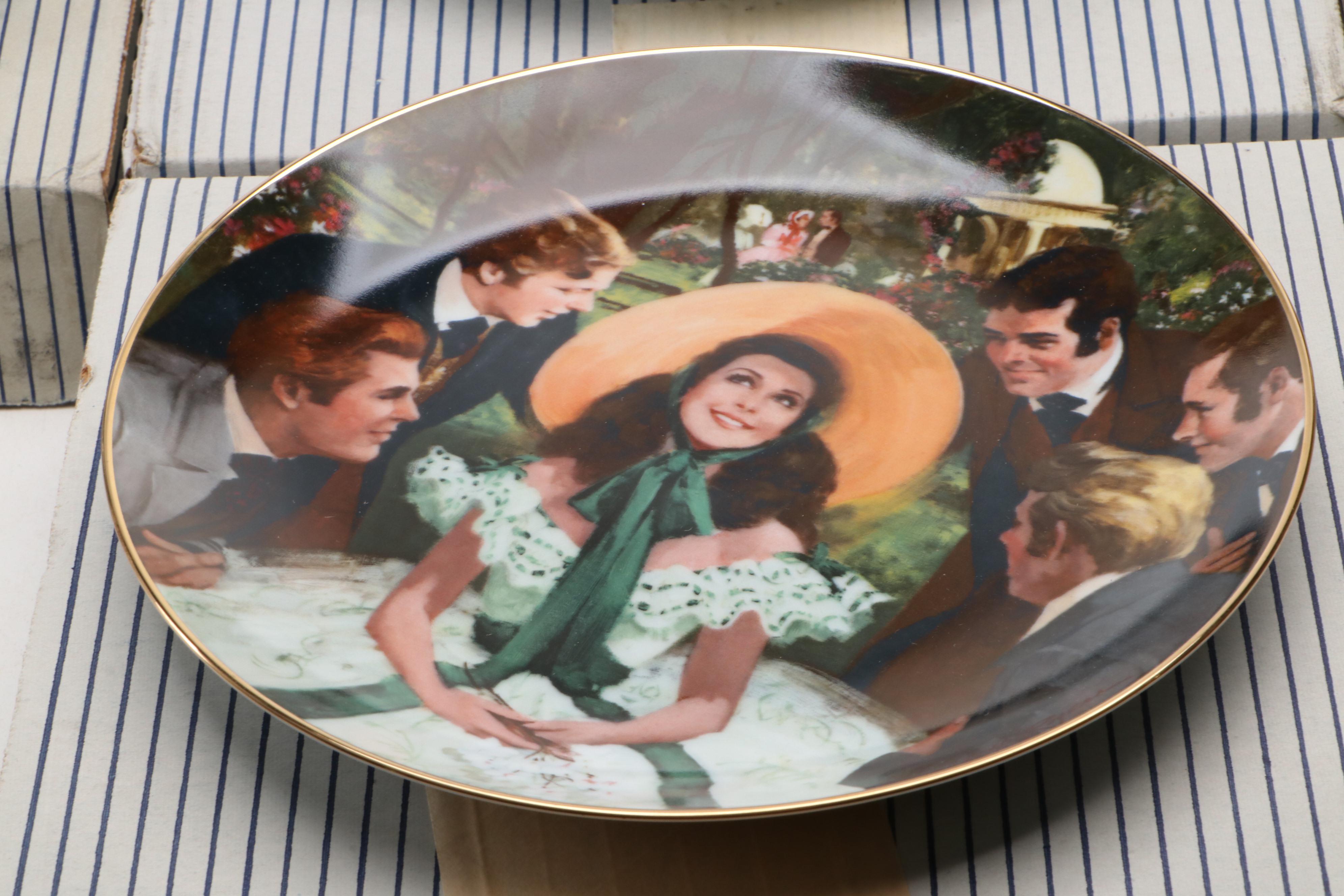 Howard Rogers for W.L. George "Gone with the Wind" Ceramic Collector Plates