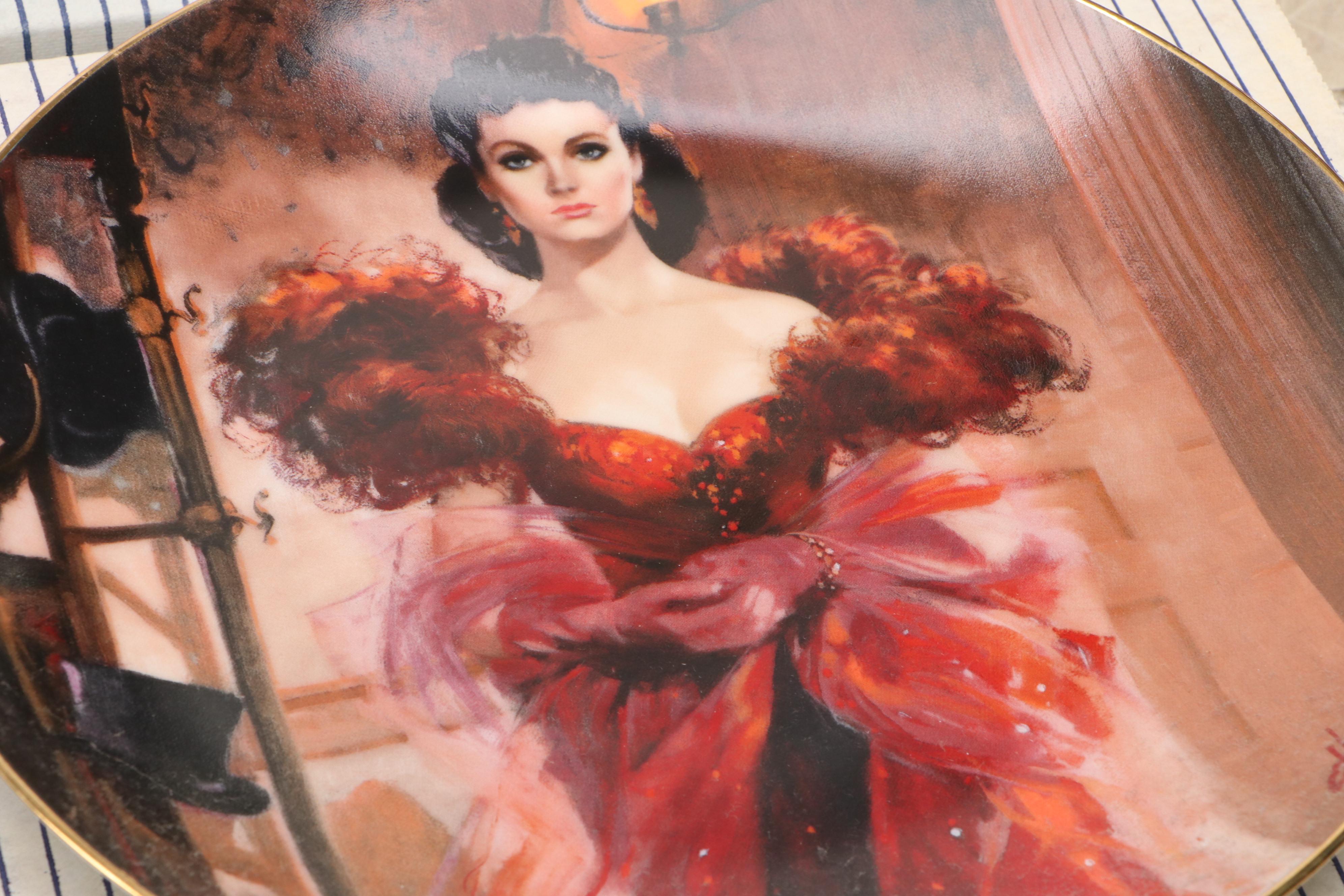 Howard Rogers for W.L. George "Gone with the Wind" Ceramic Collector Plates