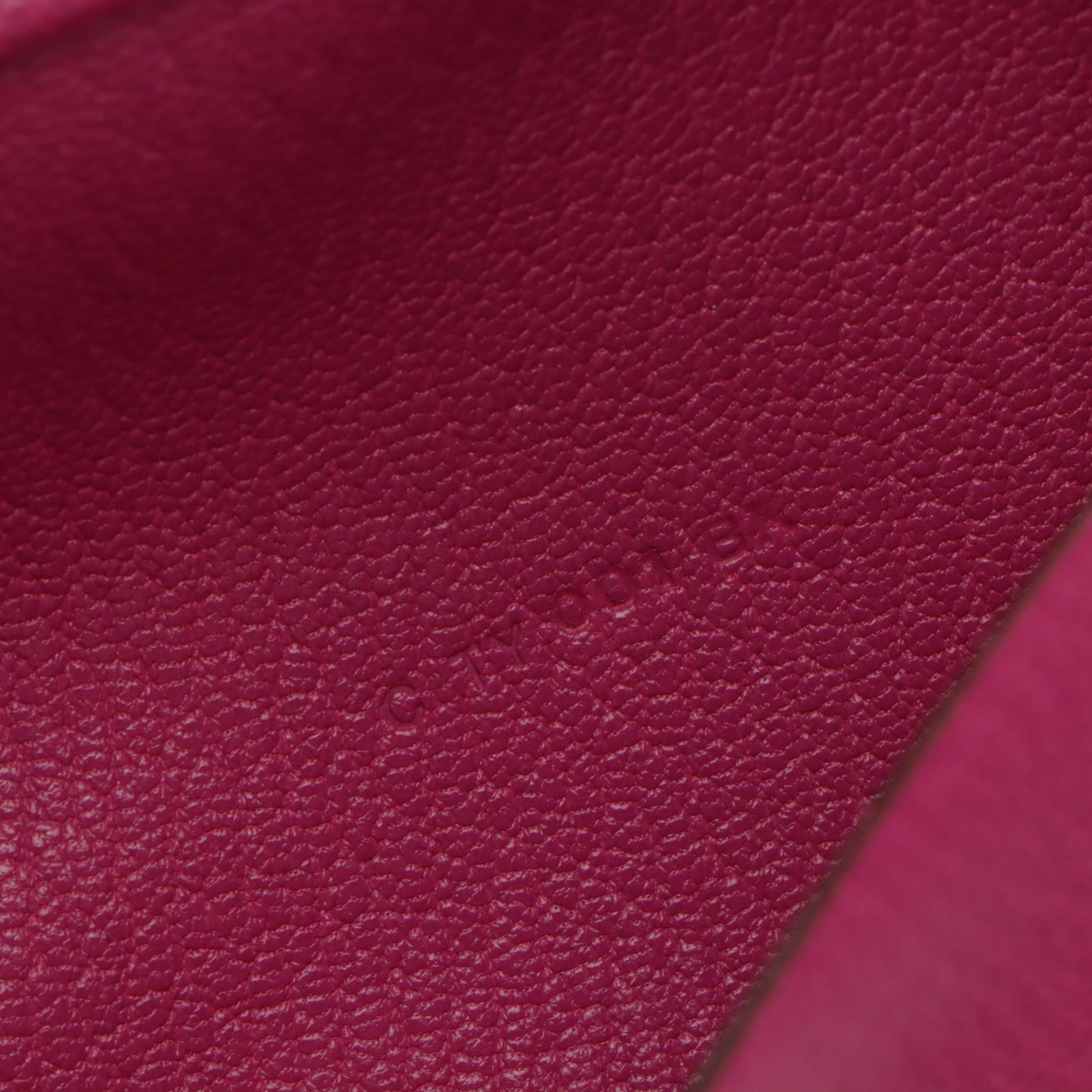 Hermès Vision 2 Simple Agenda Cover in Orange/Magenta Goatskin Leather, With Box