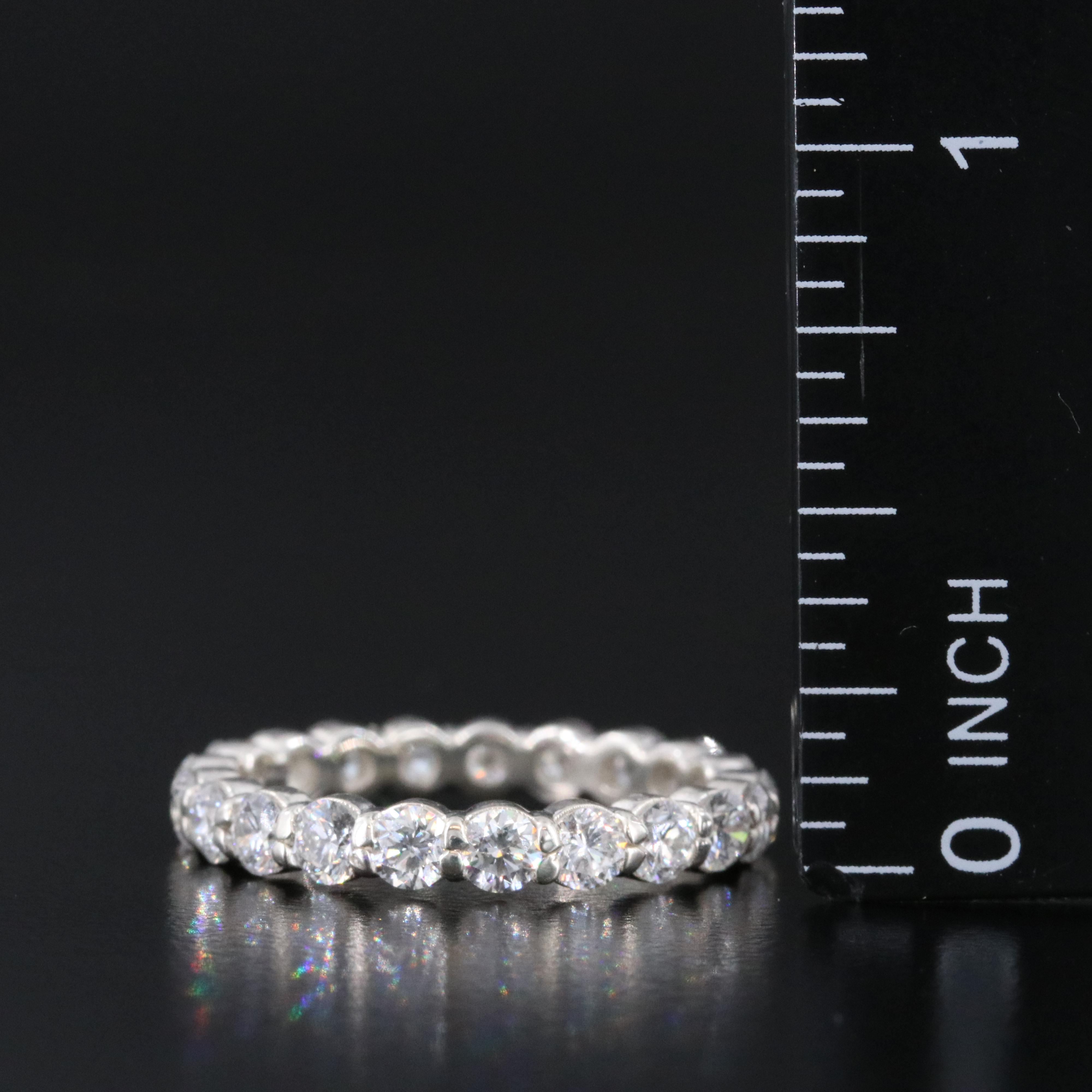 Sterling 4.00 CTW Lab Grown Diamond Stacking Eternity Bands