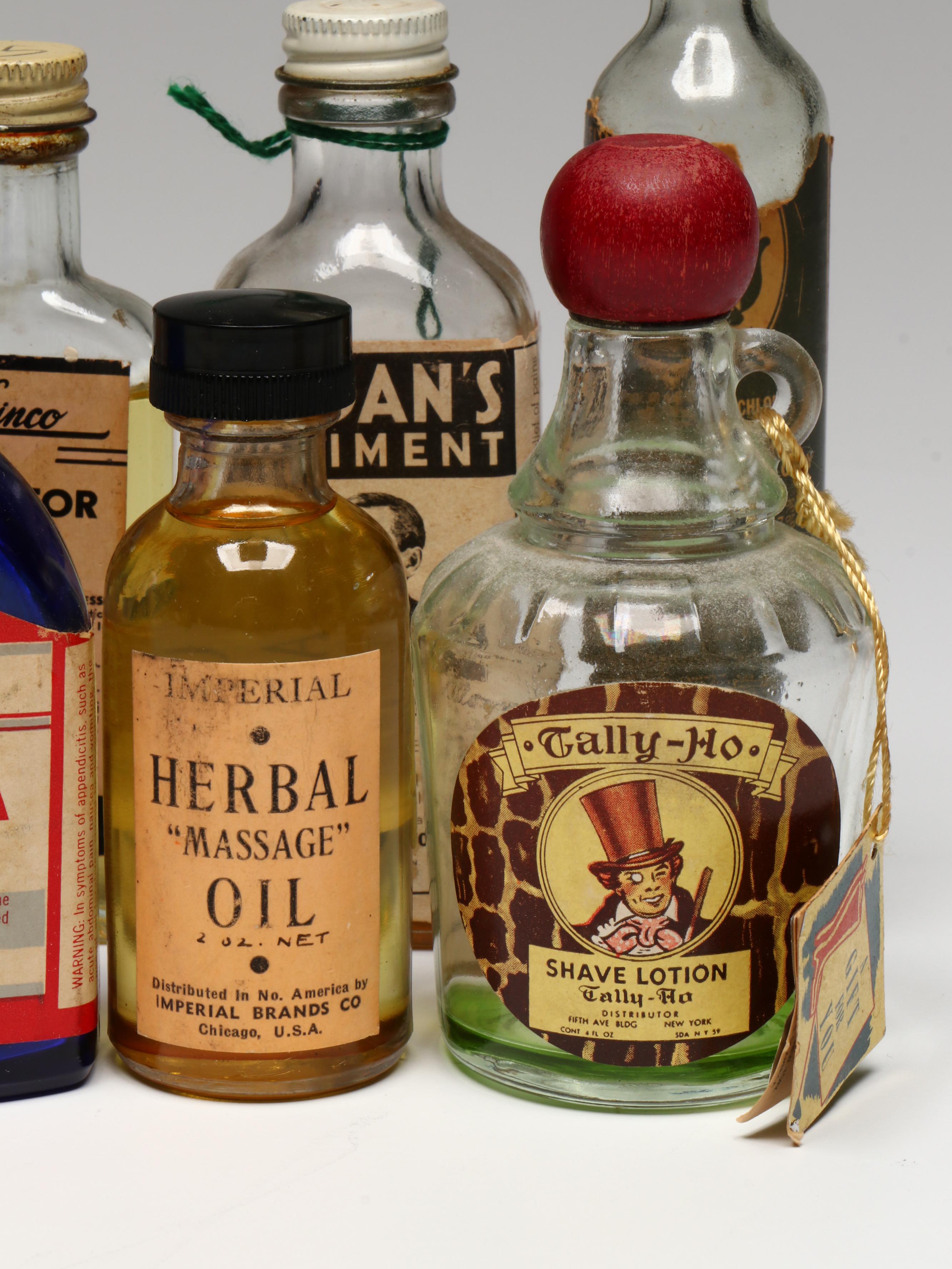 Vintage Vicks Vaporub, Omega Oil, Aniseptic and Other Medicines